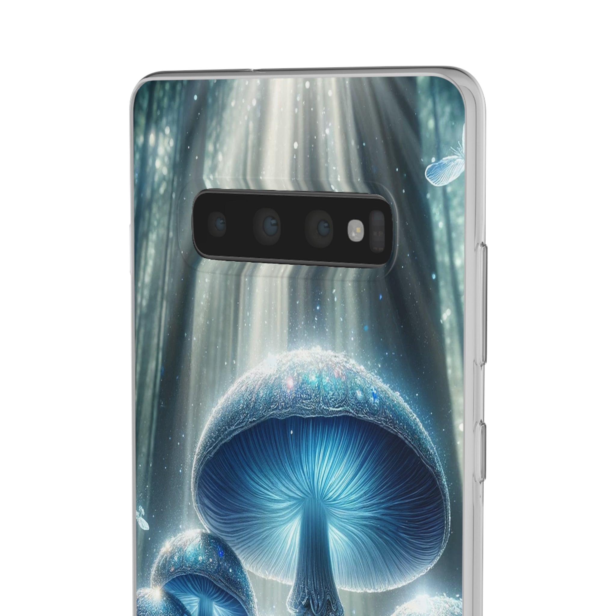 Lightblue mushrooms - Flexi Case (Samsung only)