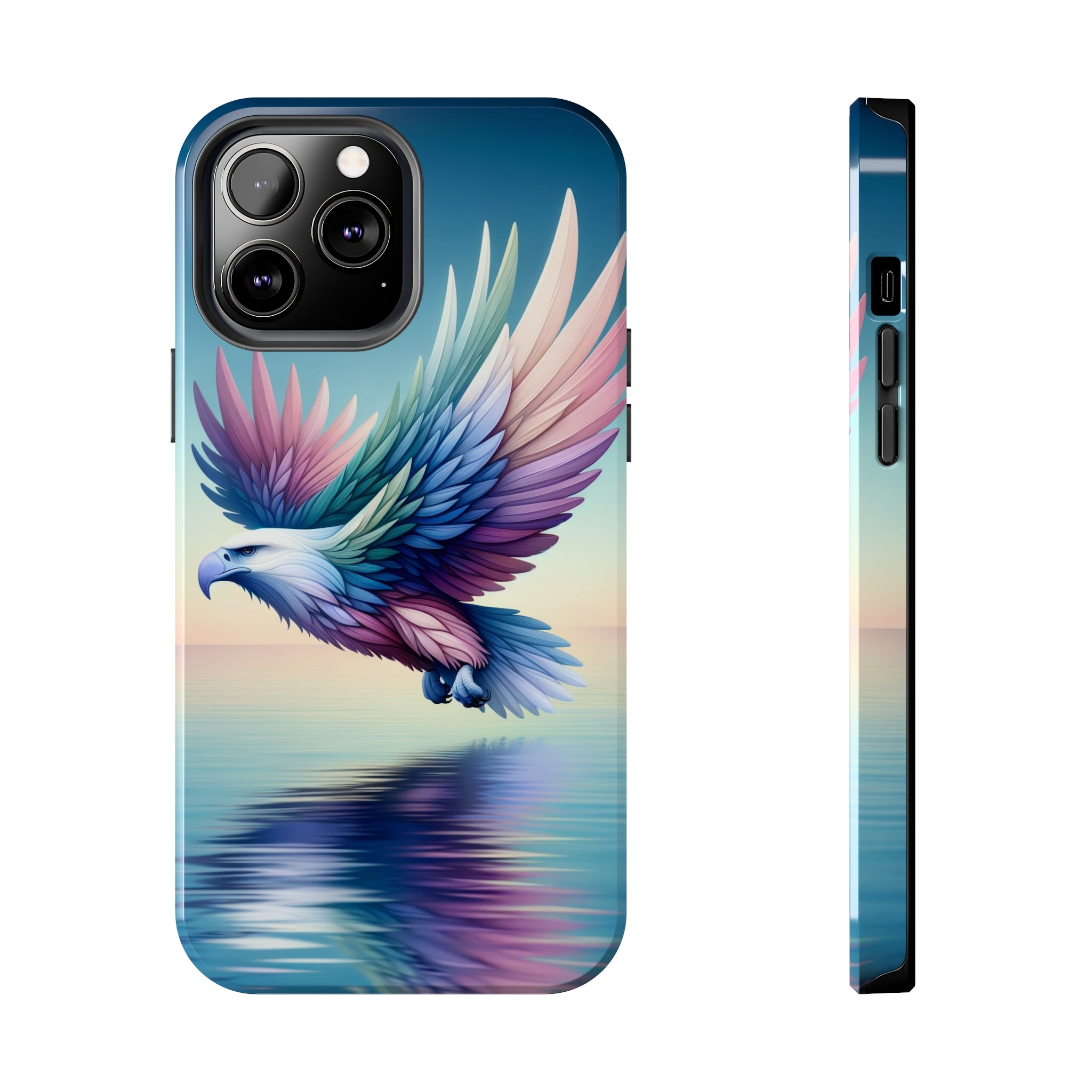 Eagle with colourful feathers - Tough Phone Case