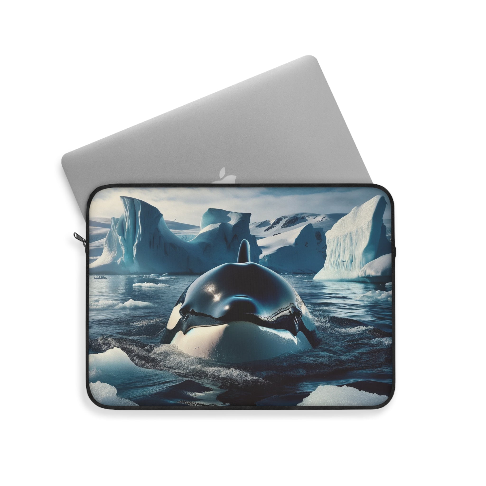 An Orca coming to the surface - Laptop Sleeve