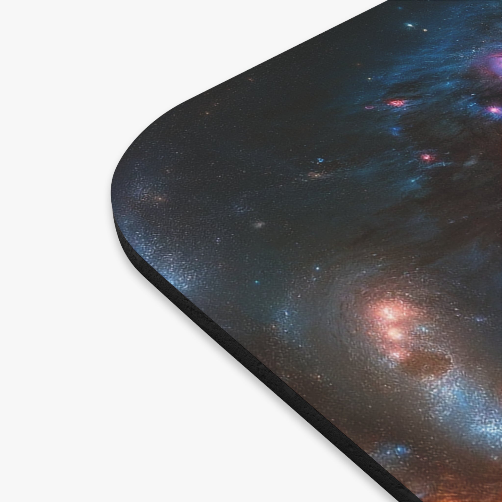 Yellow planet in the galaxy - Mouse Pad (Rectangle)