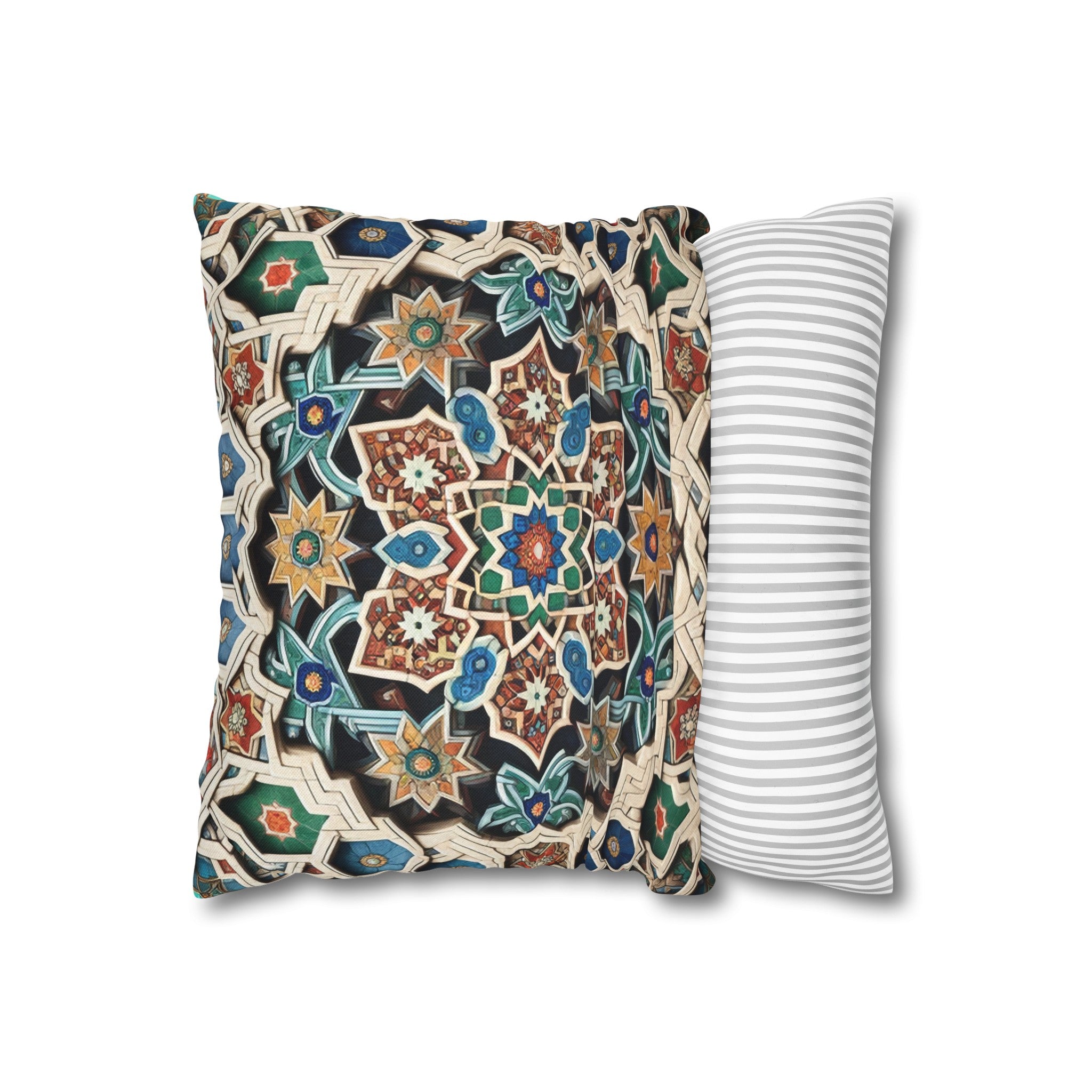 Persian Art 1 - Polyester Square Pillowcase