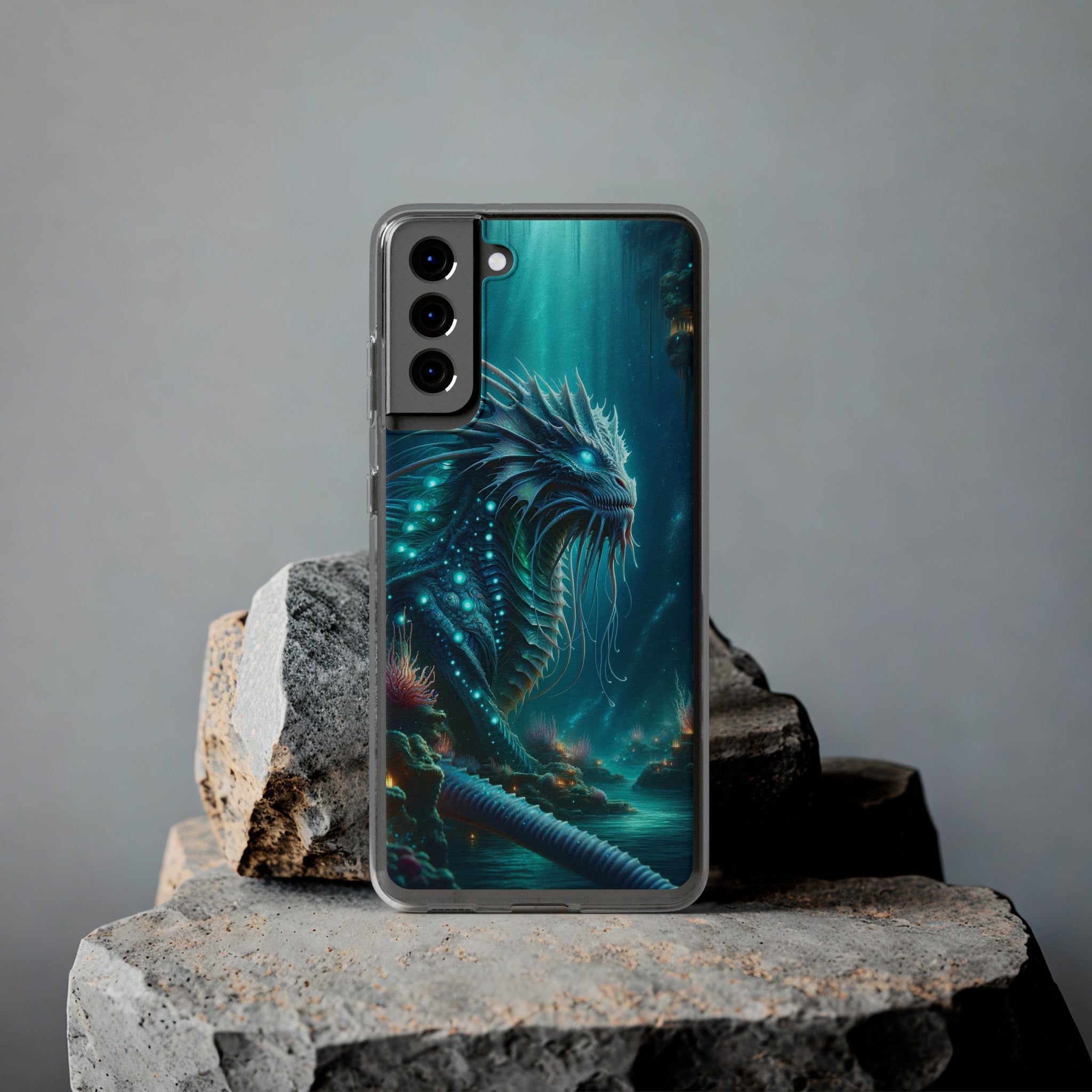 Sea monster - Soft Phone Case