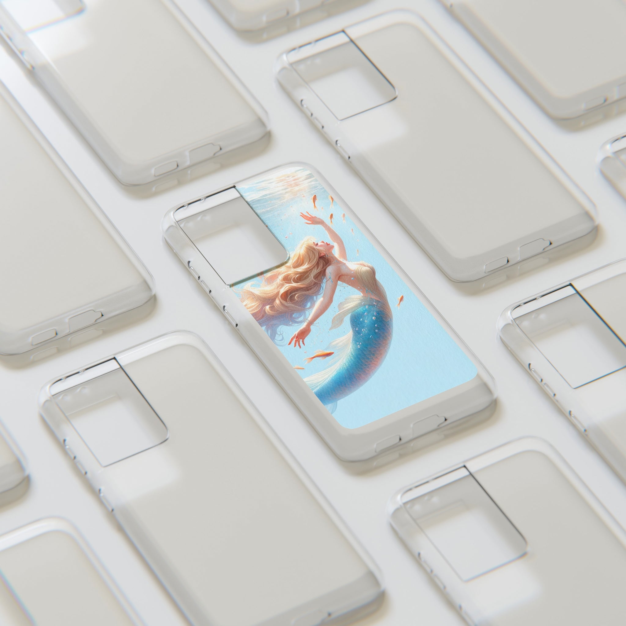 Blond Mermaid - Soft Phone Case