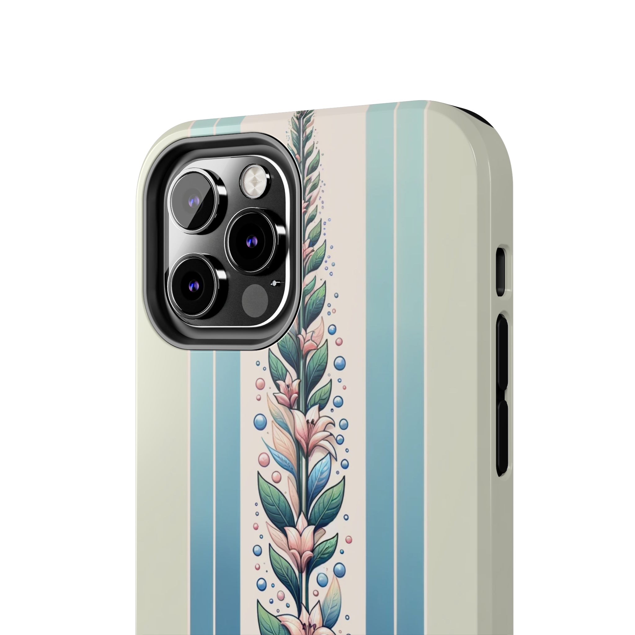 Lilies and leaves - Tough Phone Case