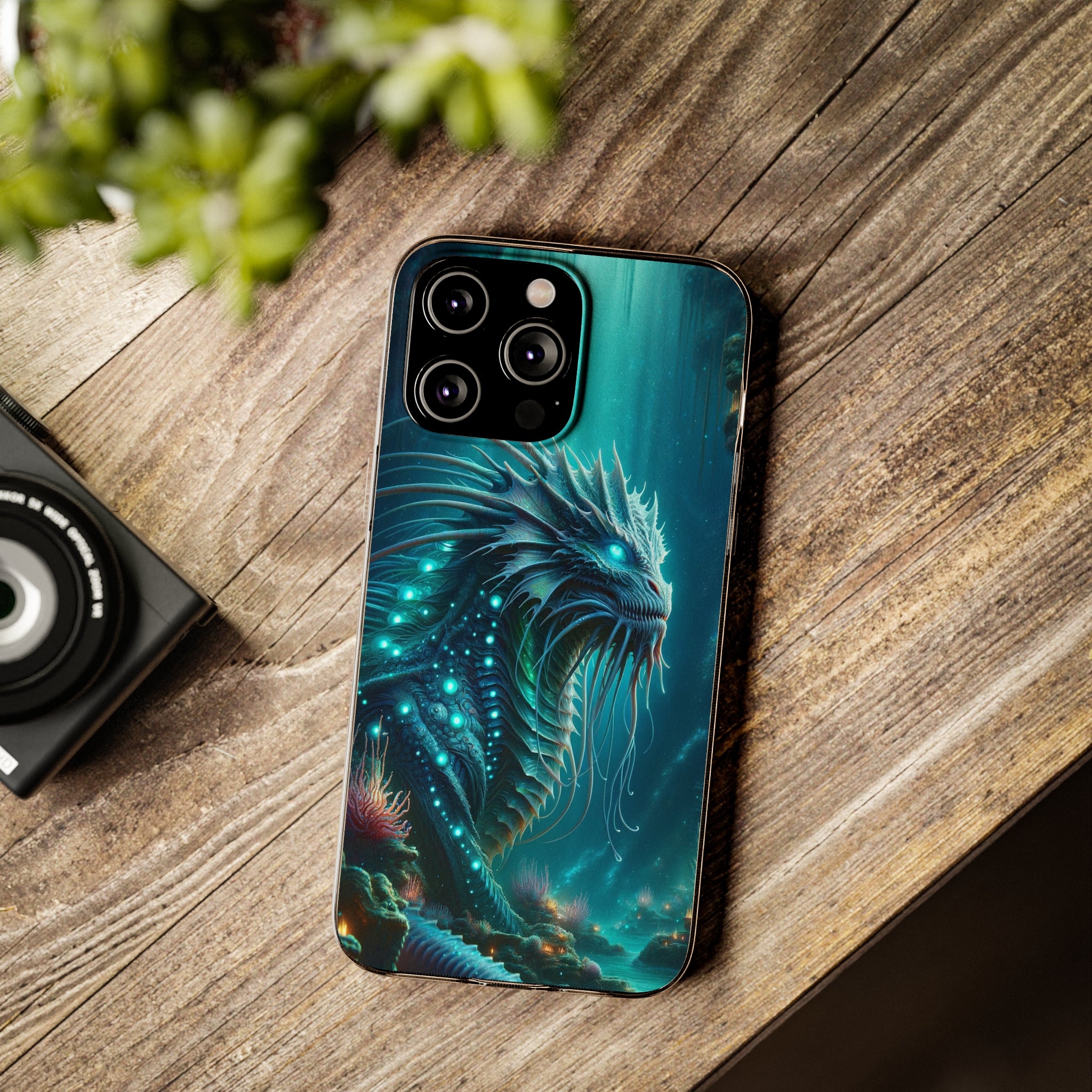 Sea monster - Soft Phone Case