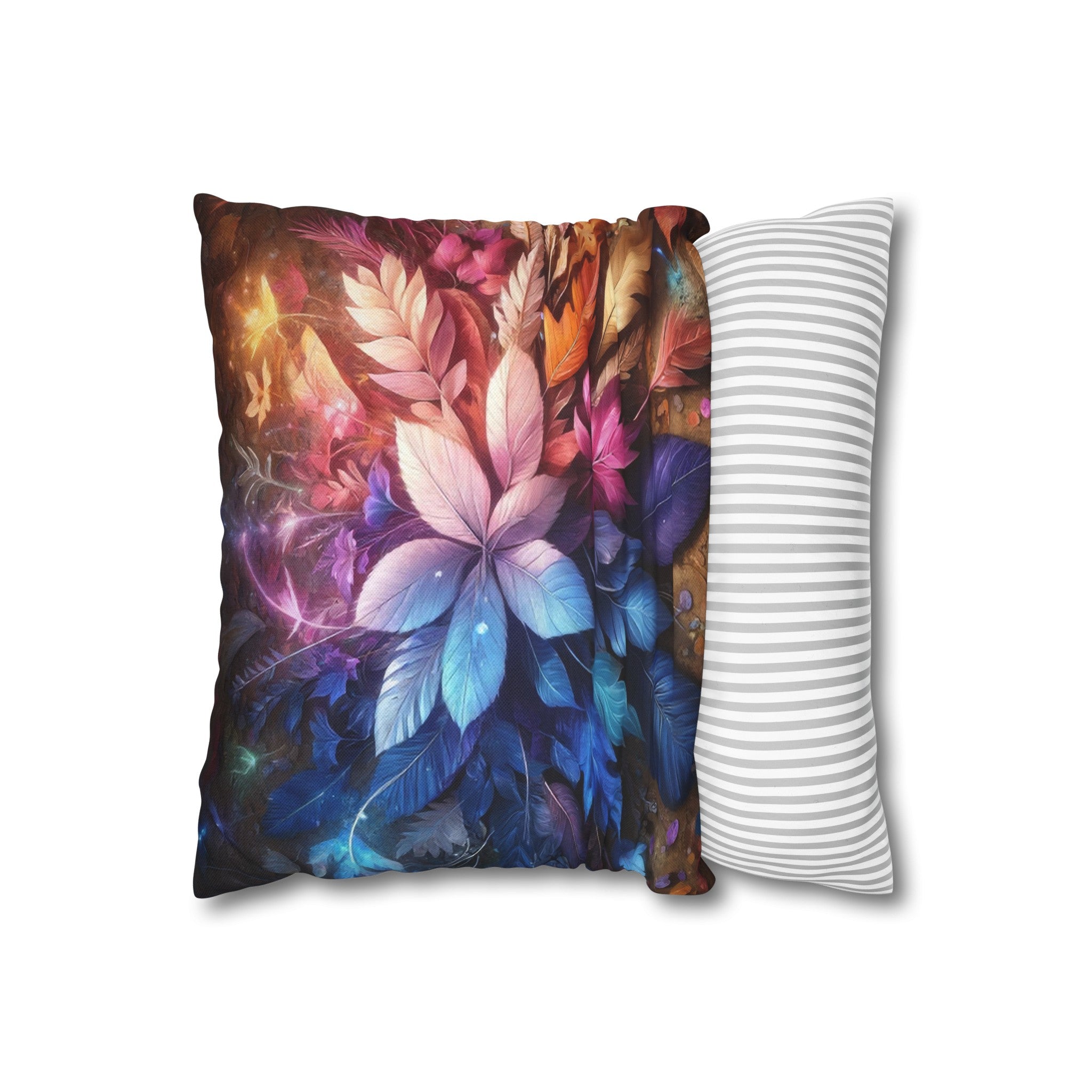 Magical Leaves 2 - Polyester Square Pillowcase