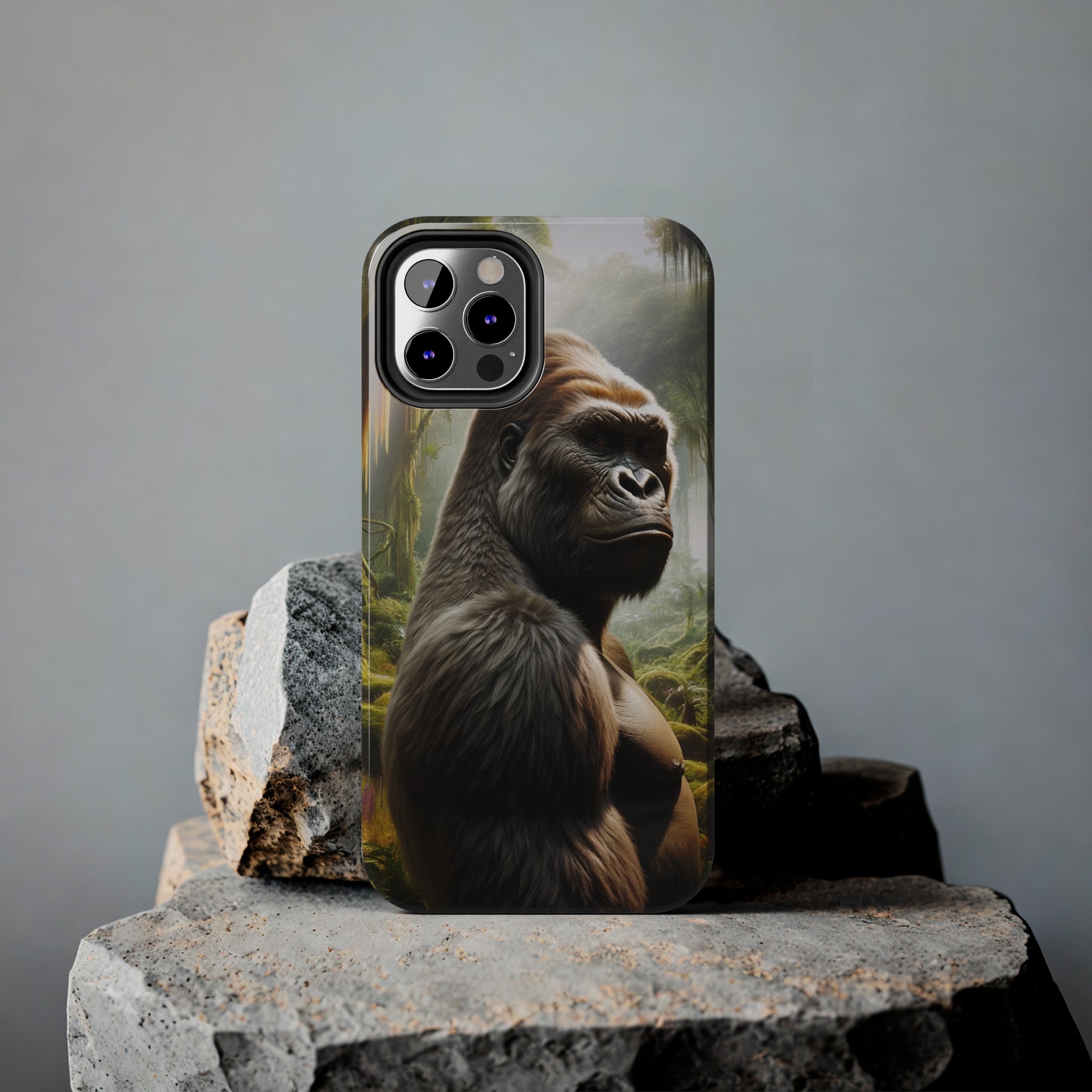 Curious gorilla - Tough Phone Case