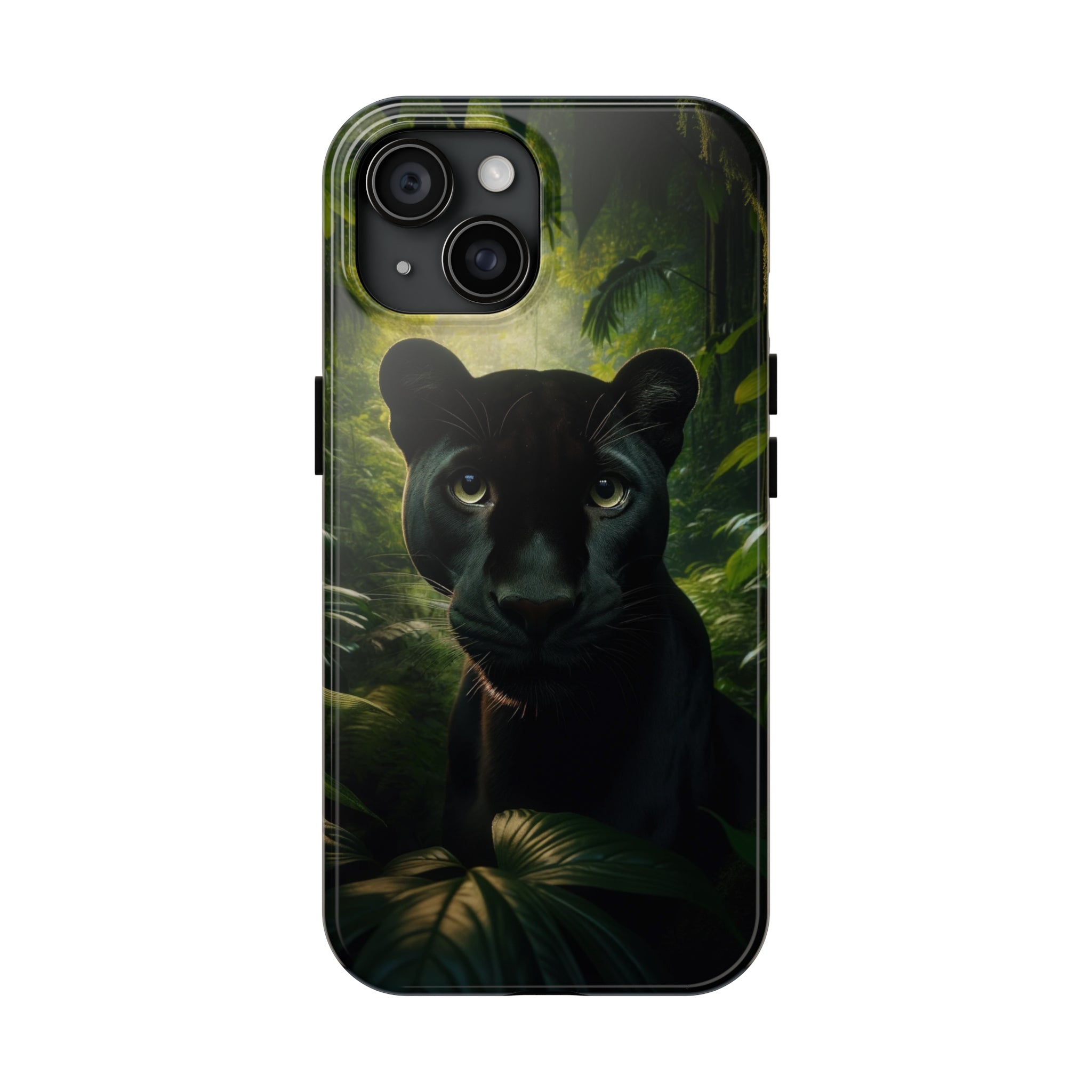 Curious black panther - Tough Phone Case