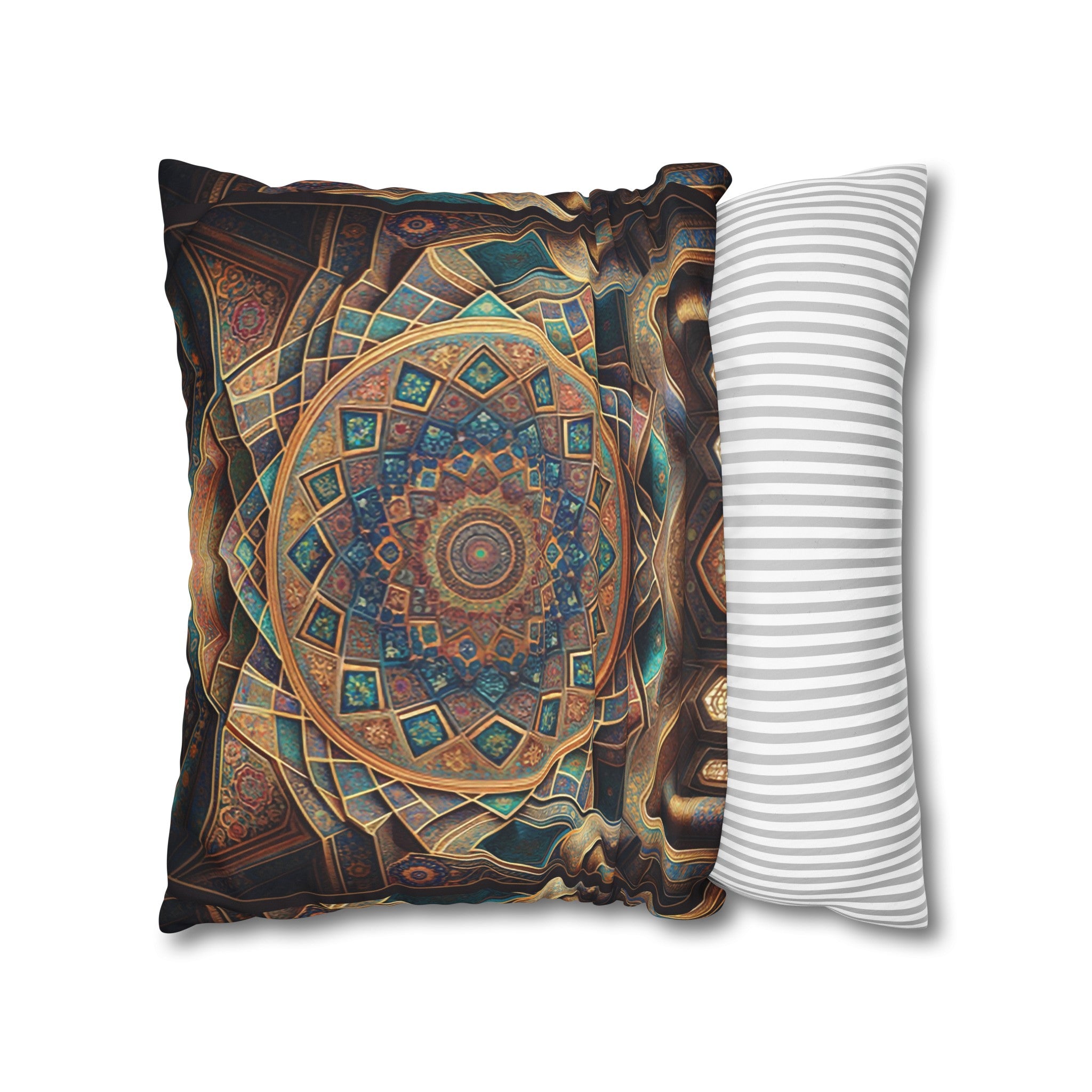 Persian Art (5) - Suede Square Pillowcase