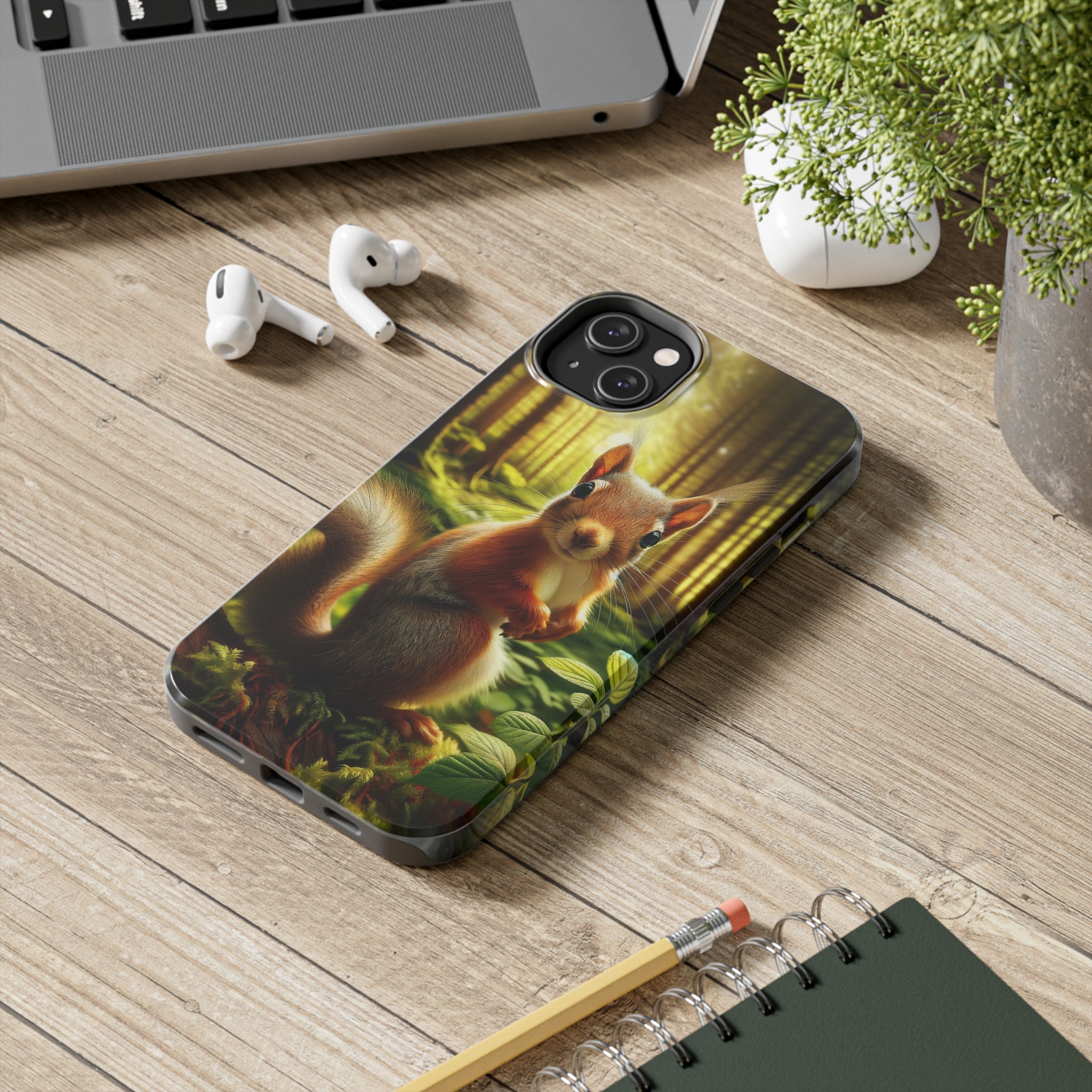 Curious squirrel - Tough Phone Case