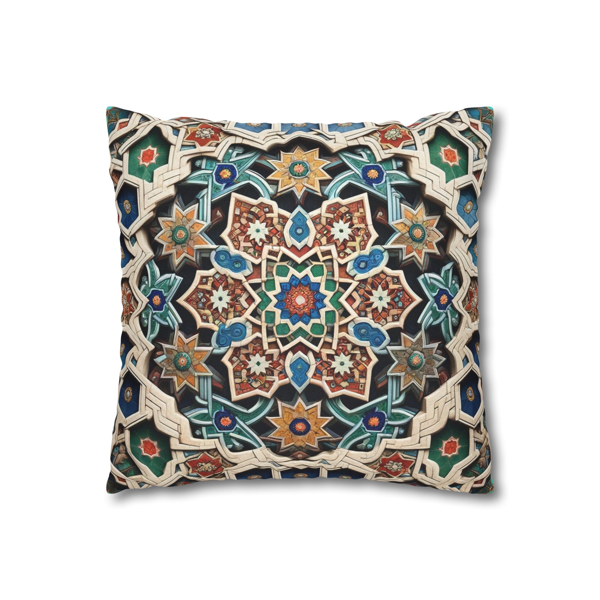 Persian Art 1 - Polyester Square Pillowcase