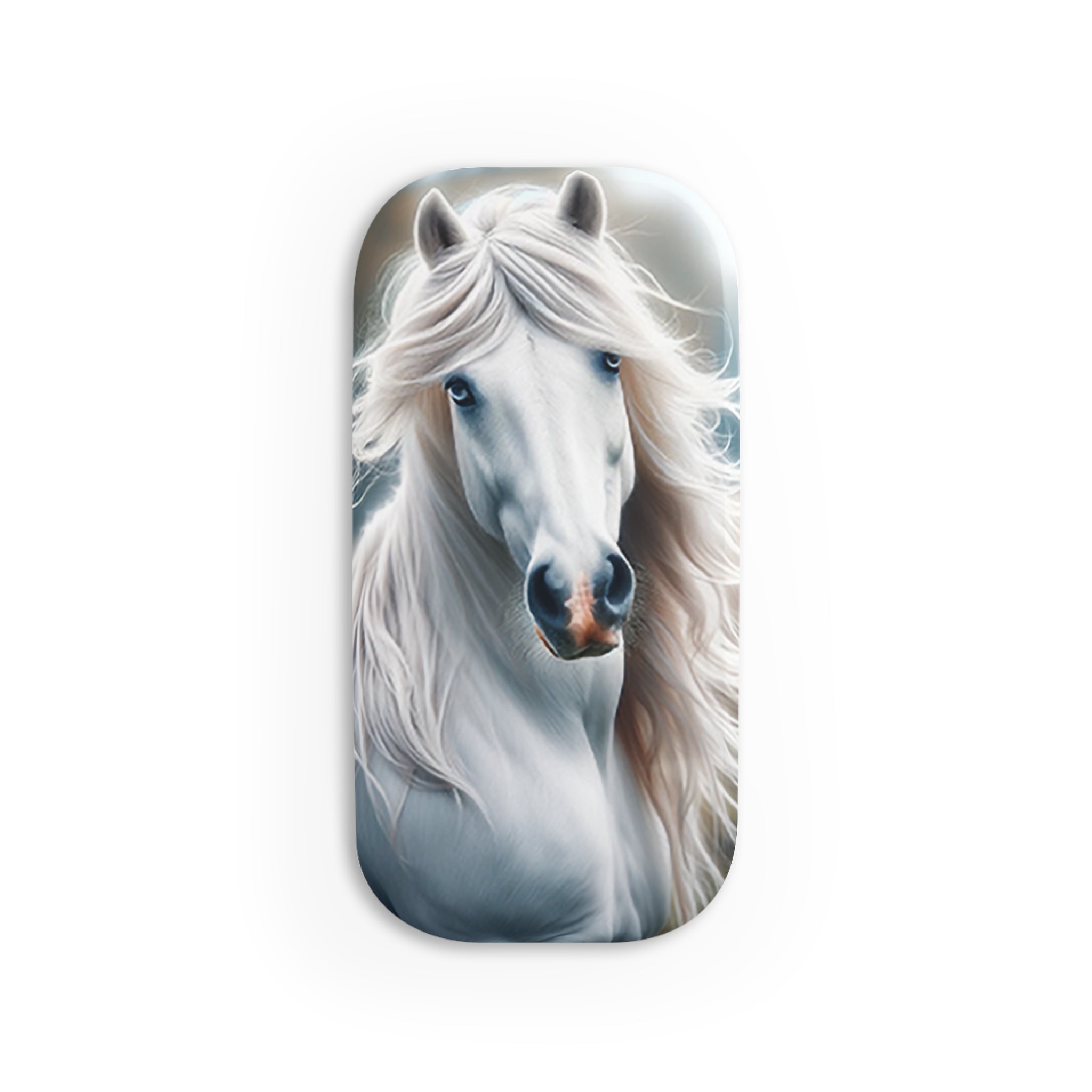 White horse - Phone Click-On Grip