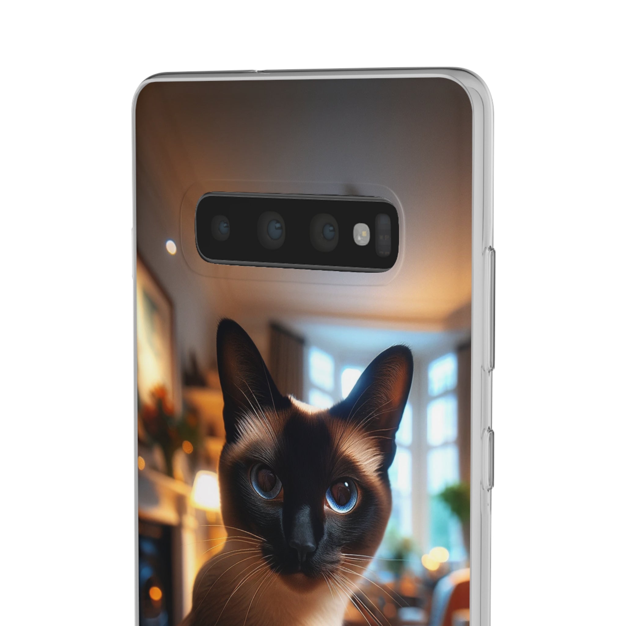 Curious Siamese cat - Flexi Case (Samsung only)