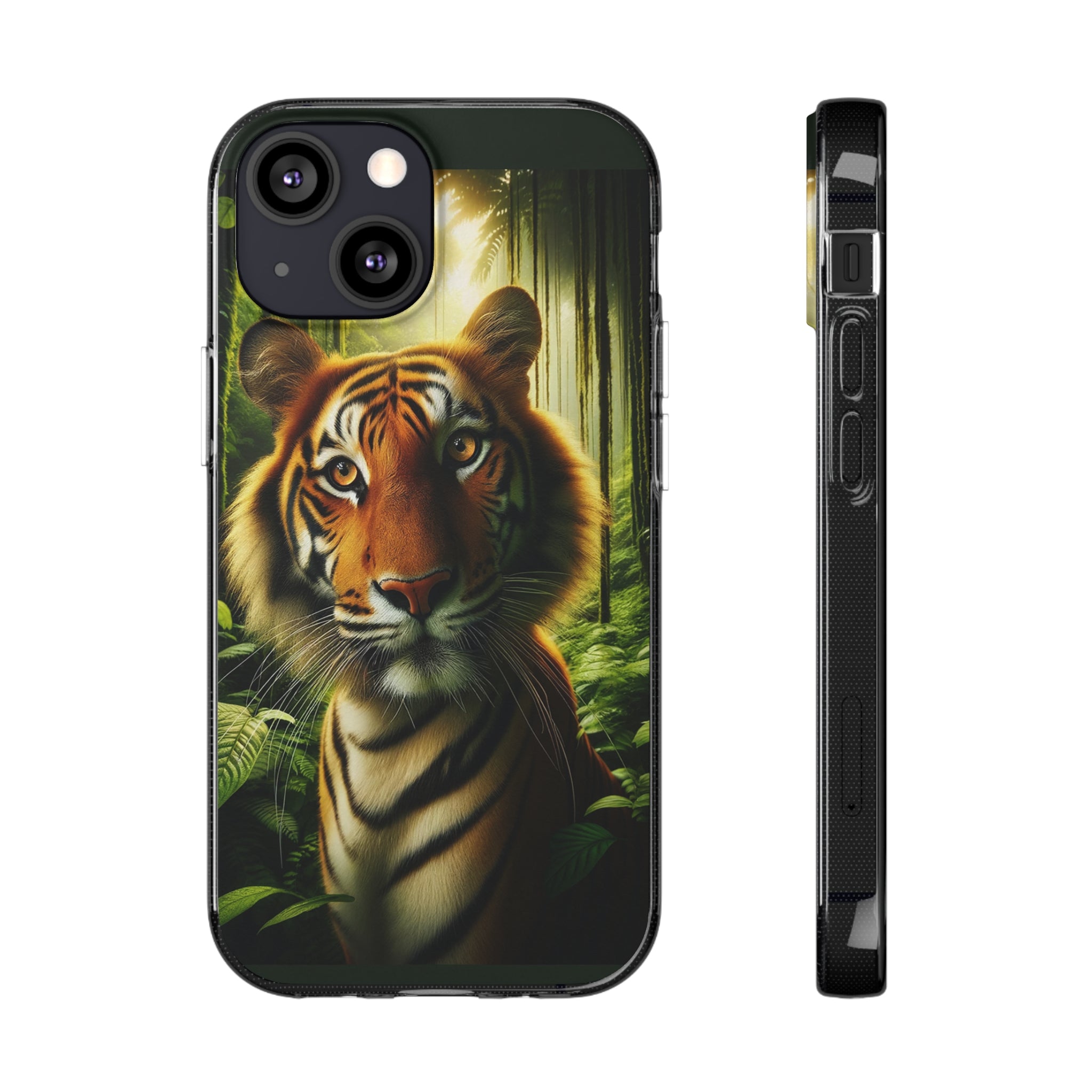 Curious Tiger - Soft Phone Cases