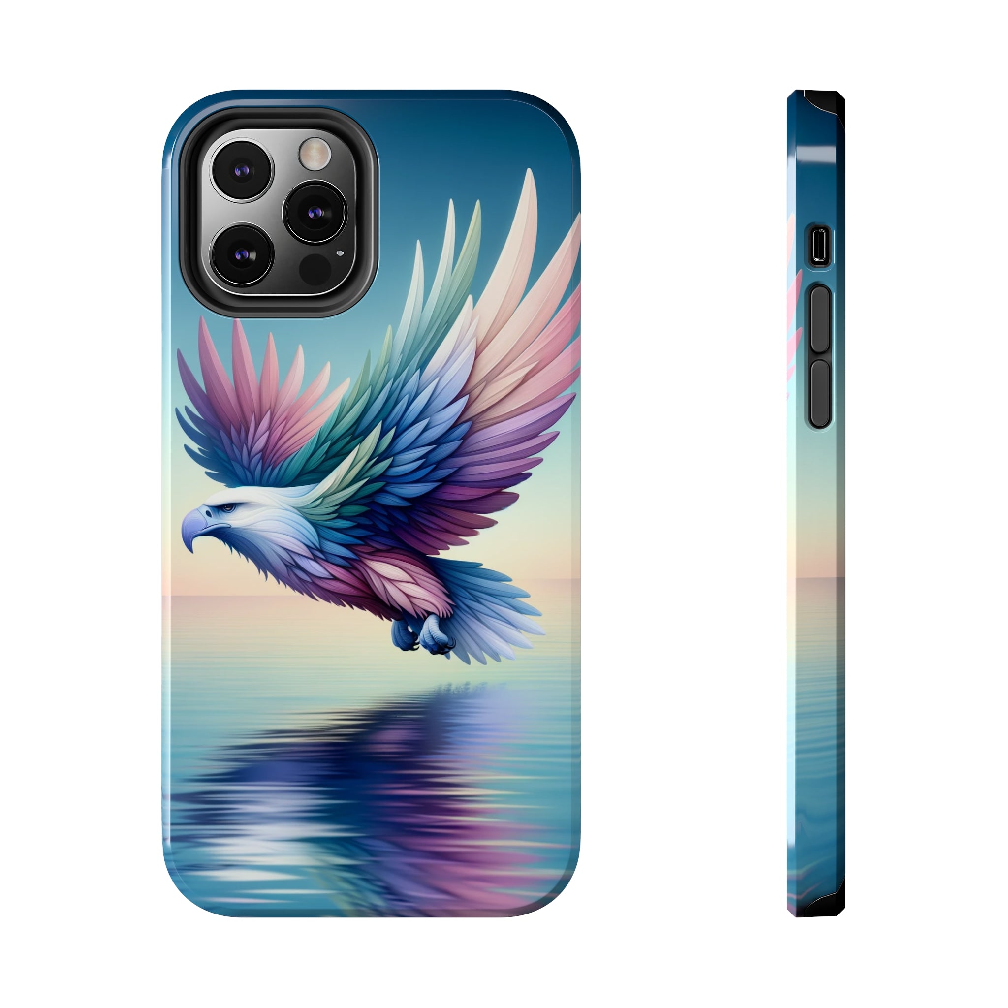 Eagle with colourful feathers - Tough Phone Case