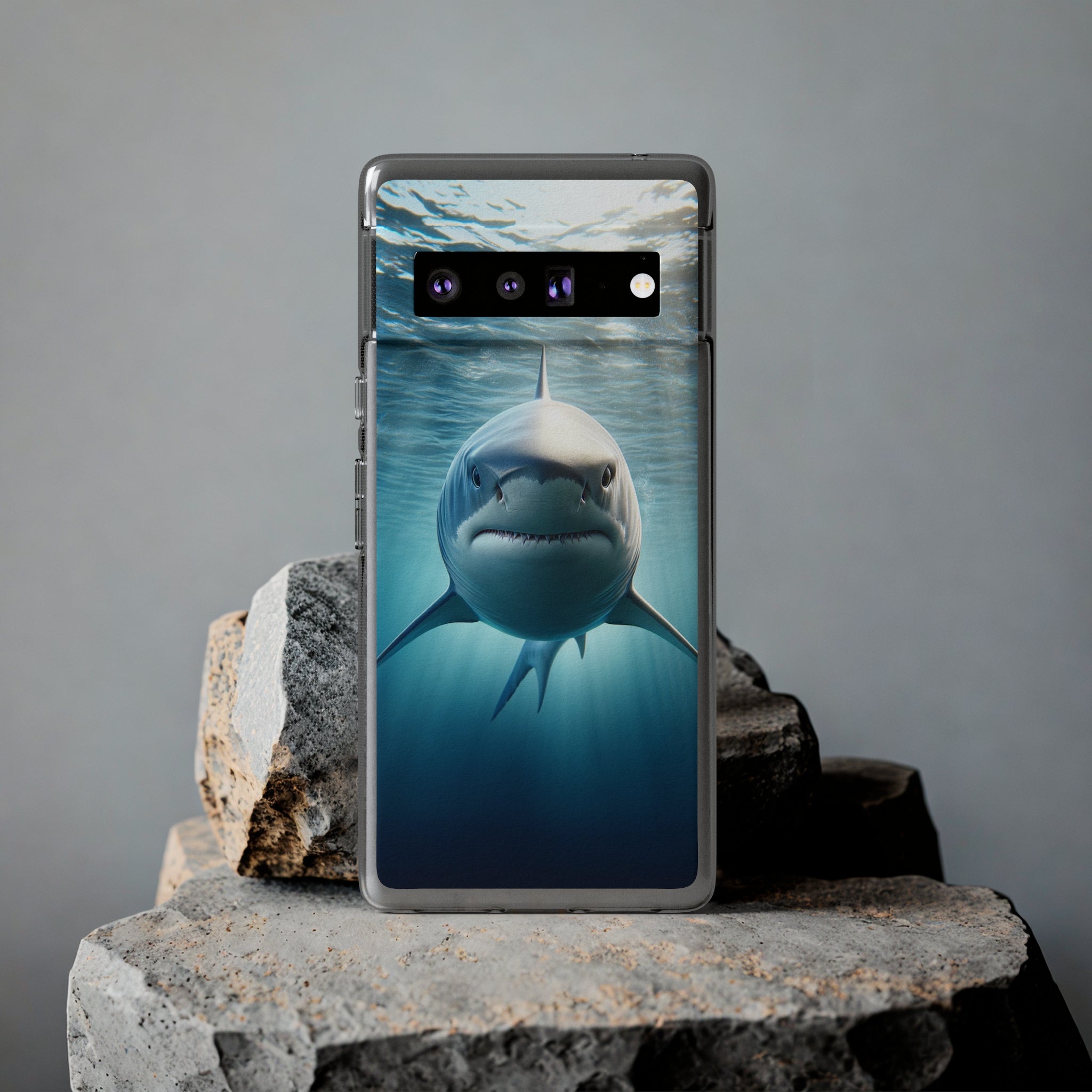 Curious Shark - Soft Phone Case