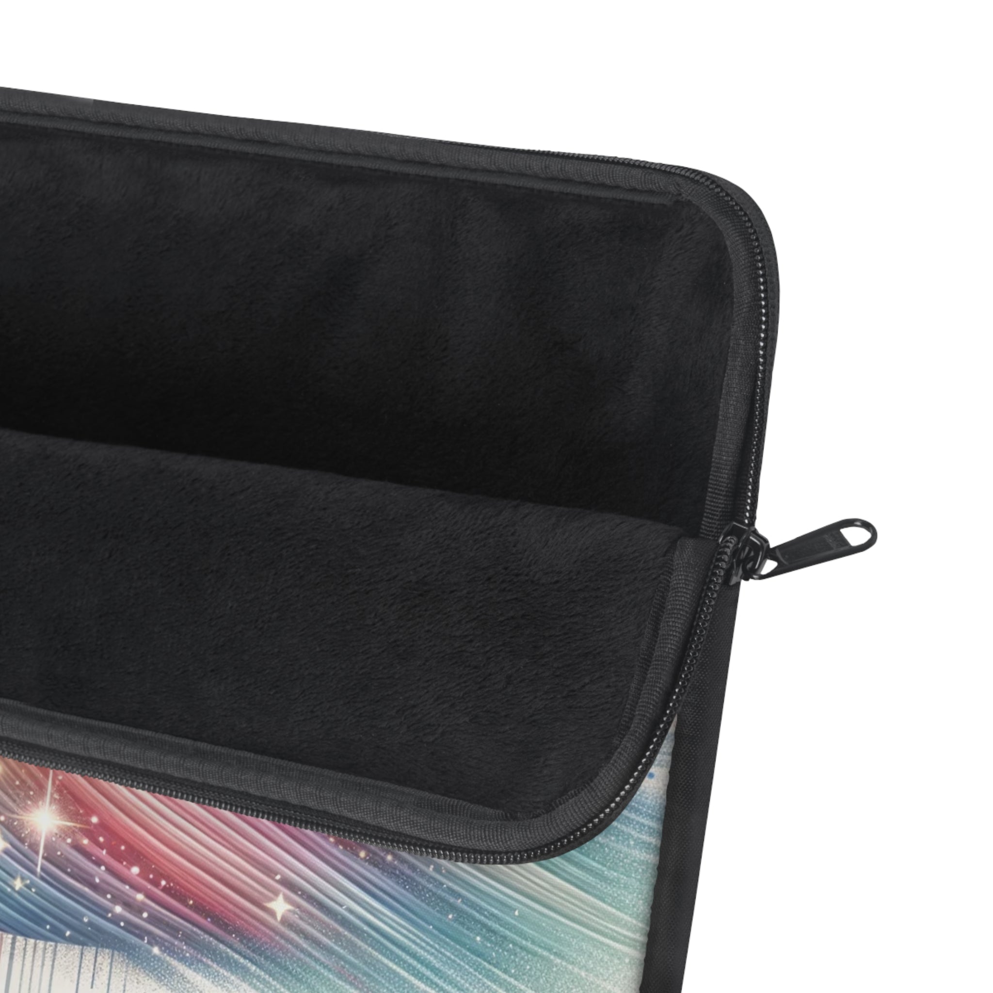 Pastel lines through circle - Laptop Sleeve