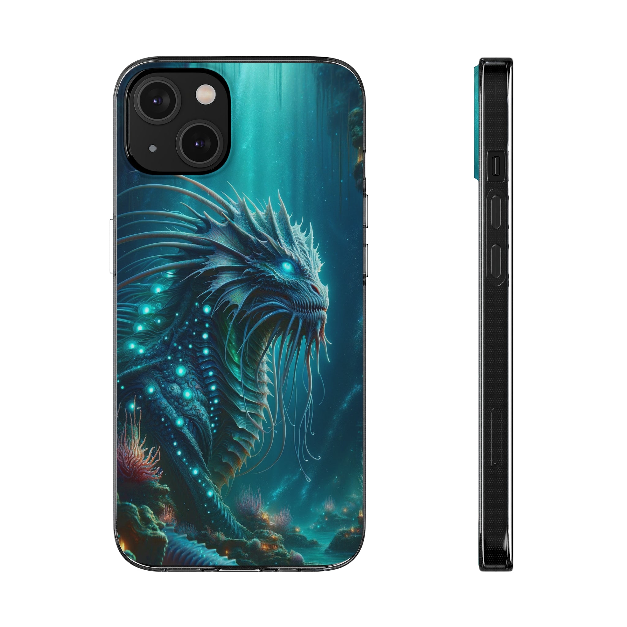 Sea monster - Soft Phone Case