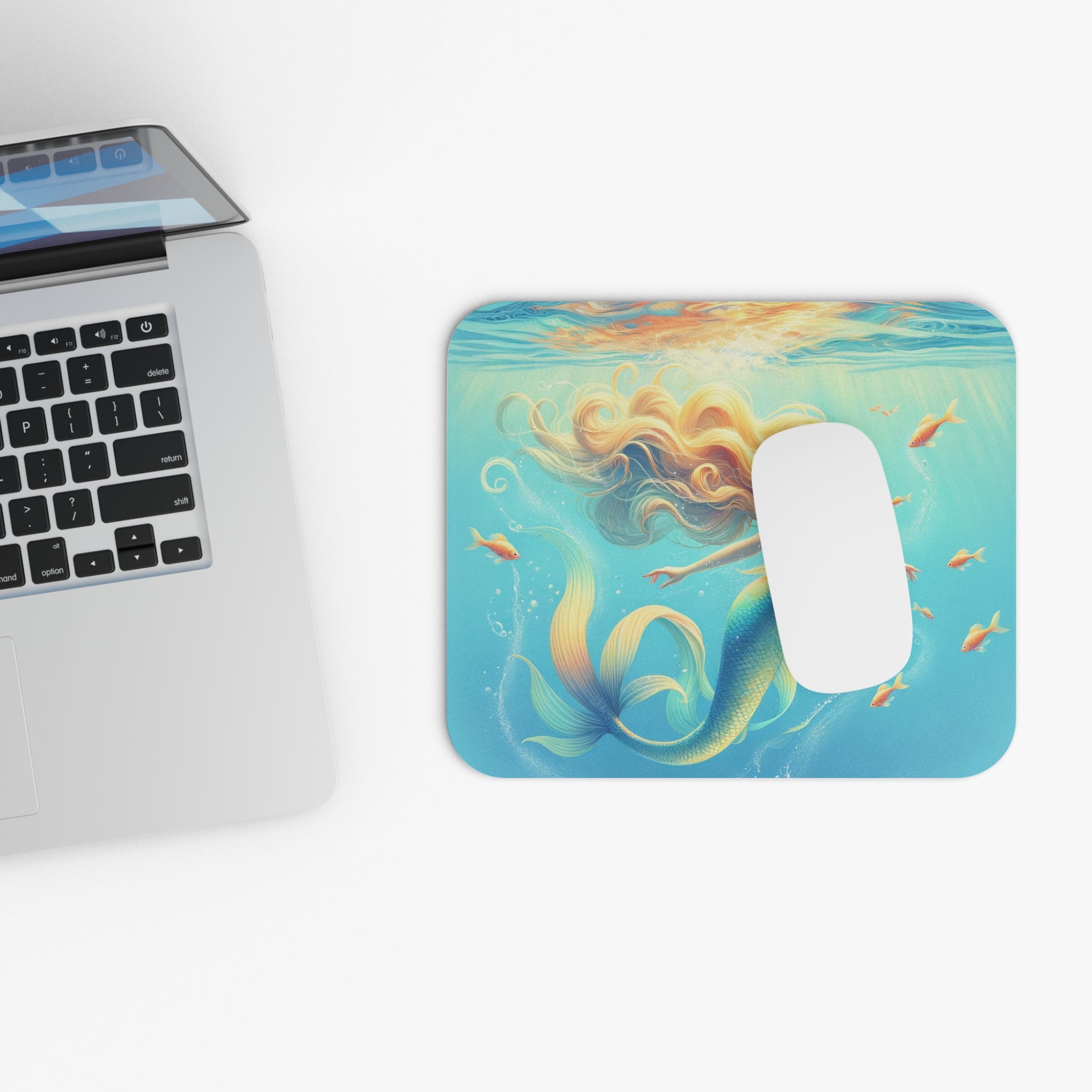 Blond mermaid - Mouse Pad (Rectangle)