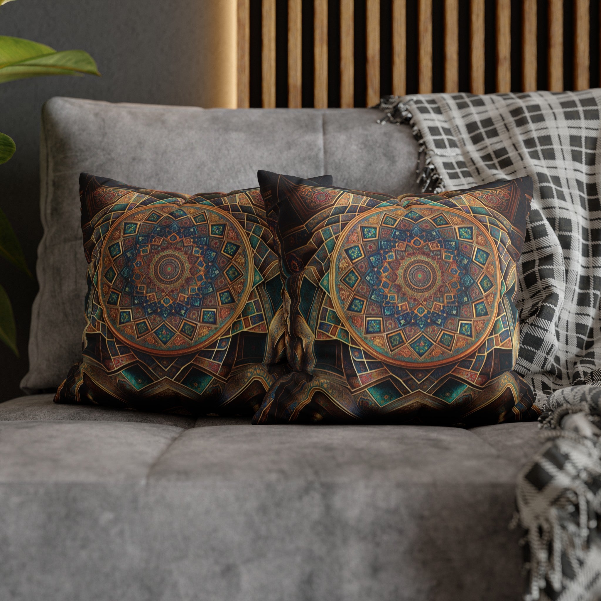 Persian Art (5) - Suede Square Pillowcase