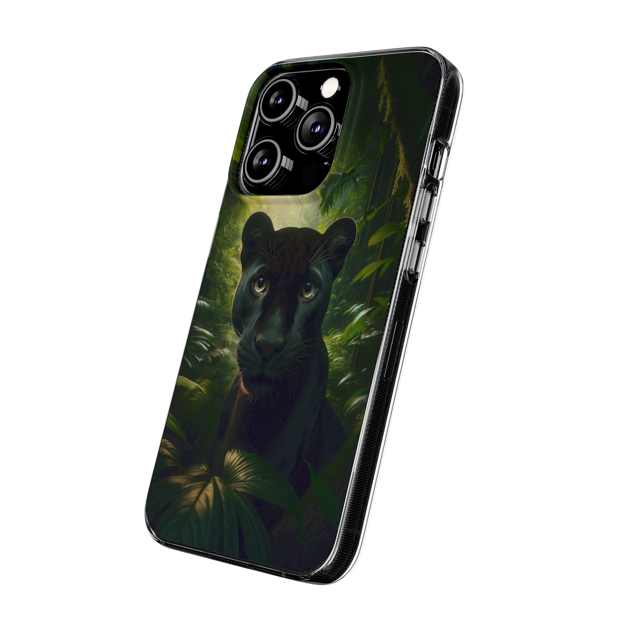 Curious Panther - Soft Phone Case