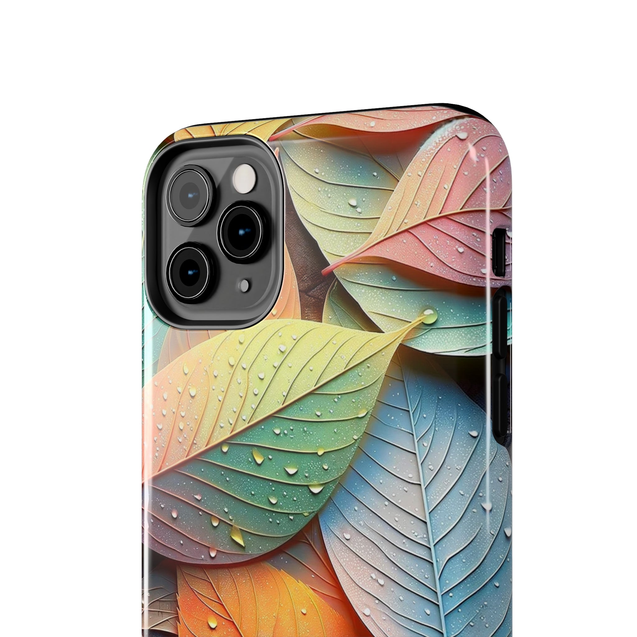 Pastel coloured leaves - Tough Phone Case