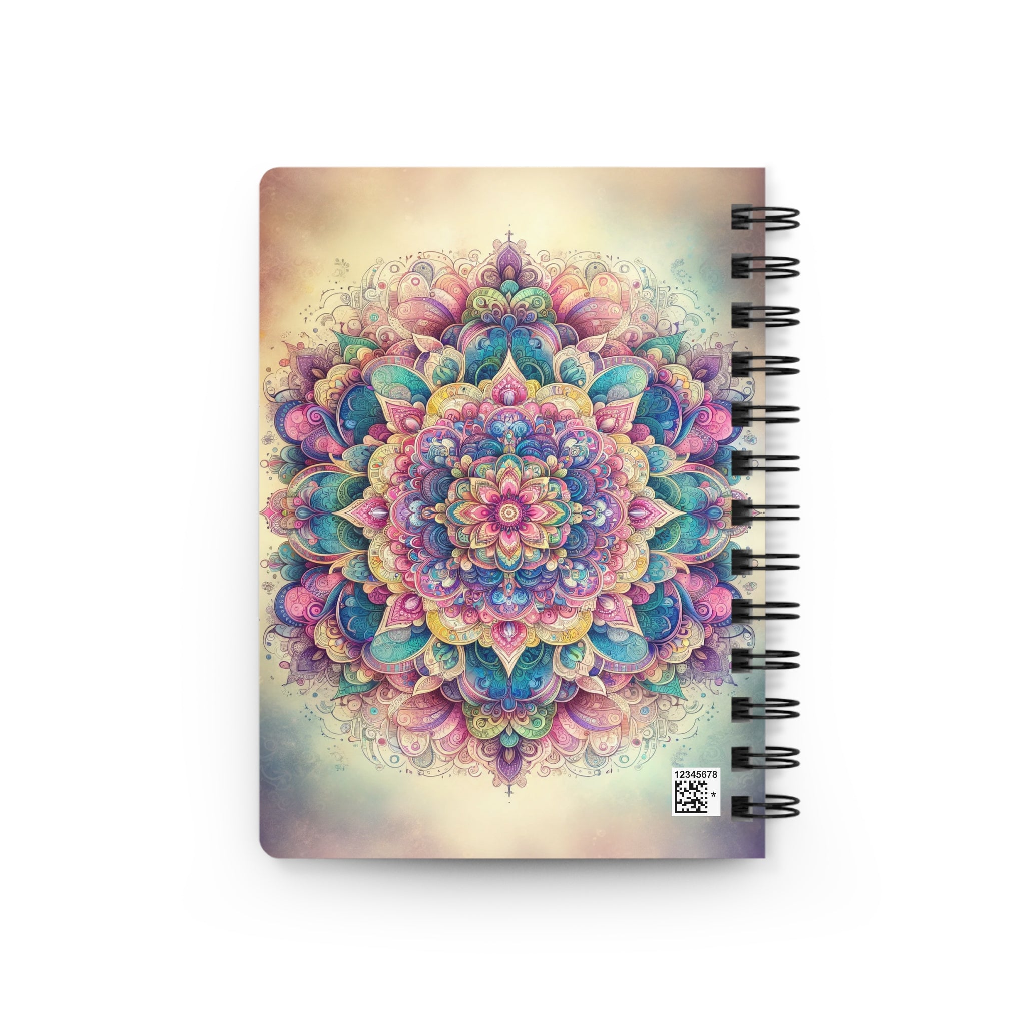 Pastel Mandala - Spiral Notebook