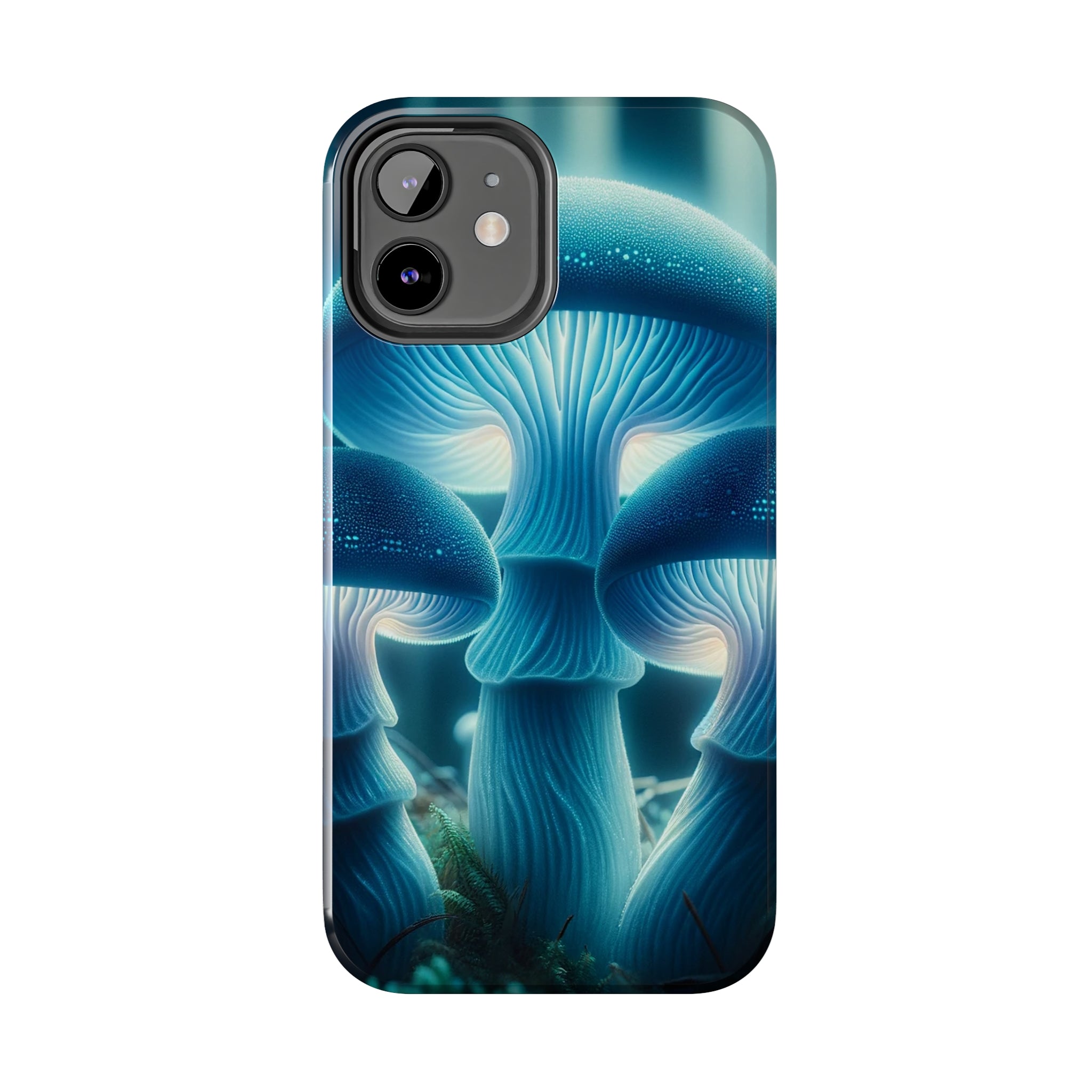 Blue Mushrooms - Tough Phone Case