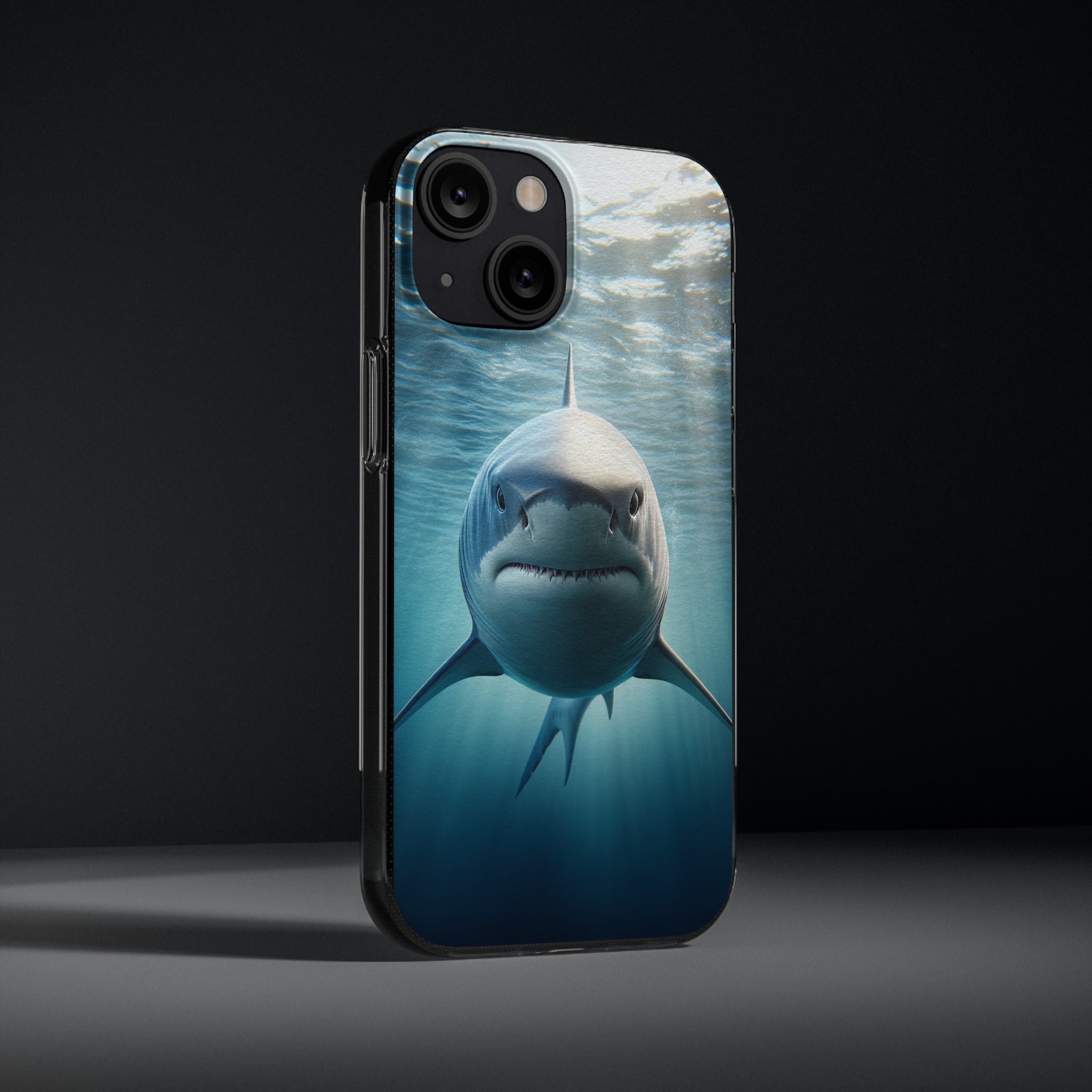 Curious Shark - Soft Phone Case