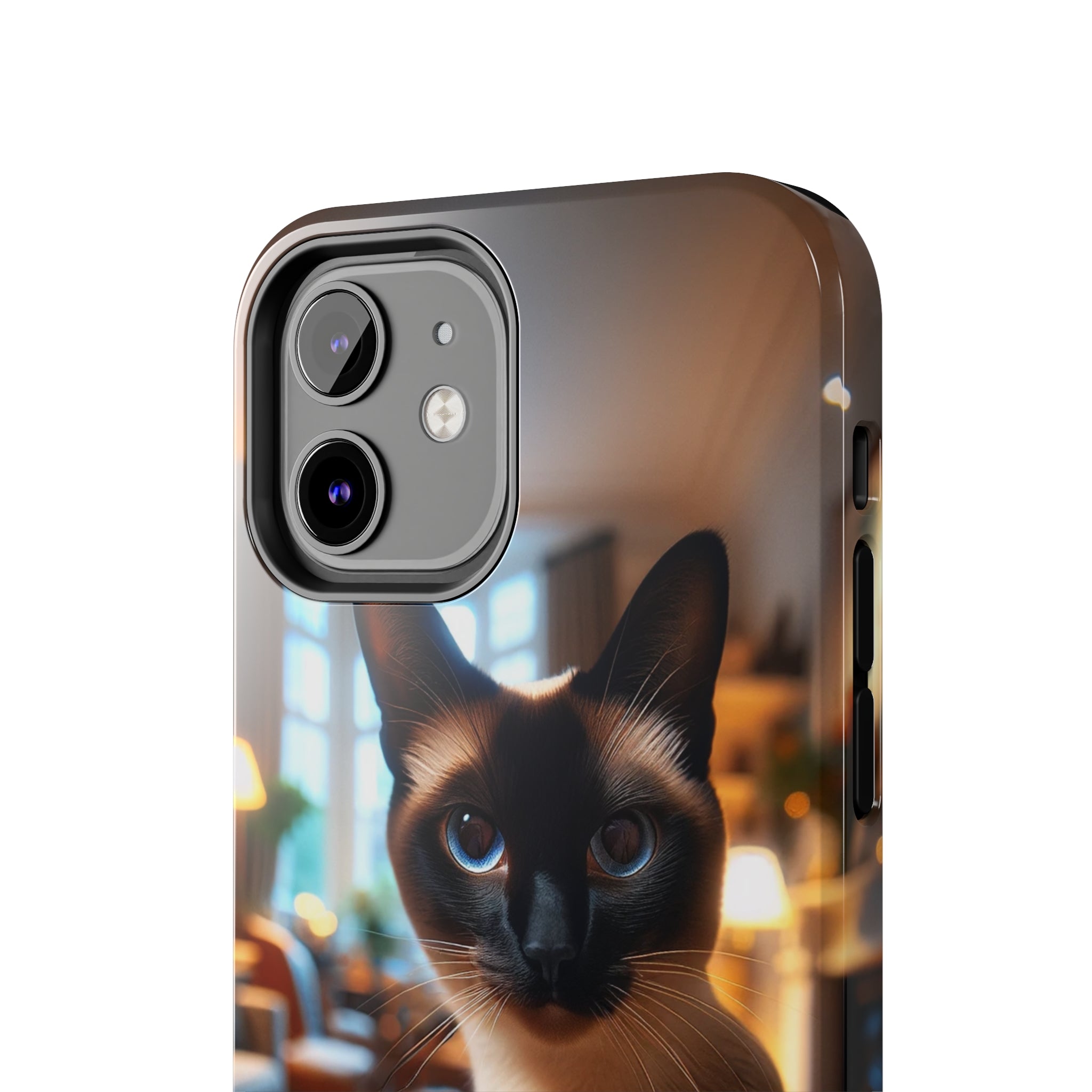 Curious cat - Tough Phone Case