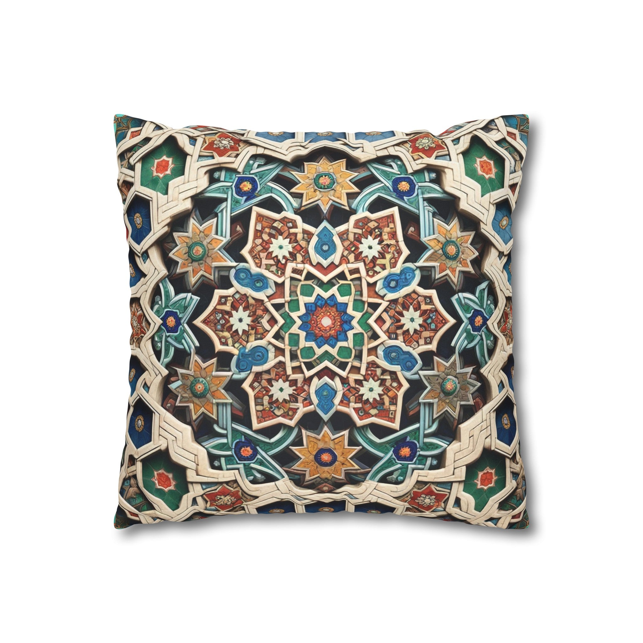 Persian Art (1) - Suede Square Pillowcase