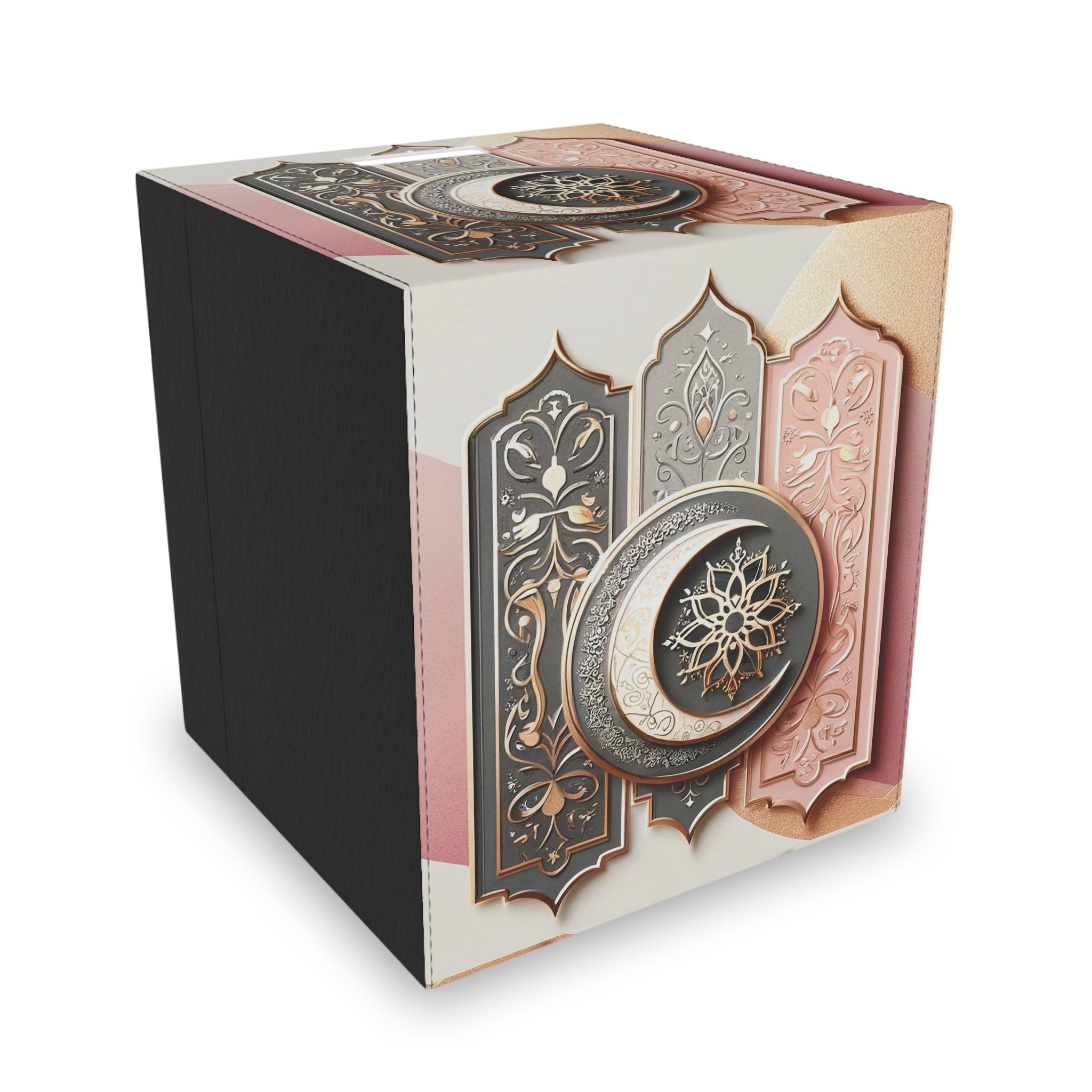 Islamic Art: Silver color moon - Storage Box