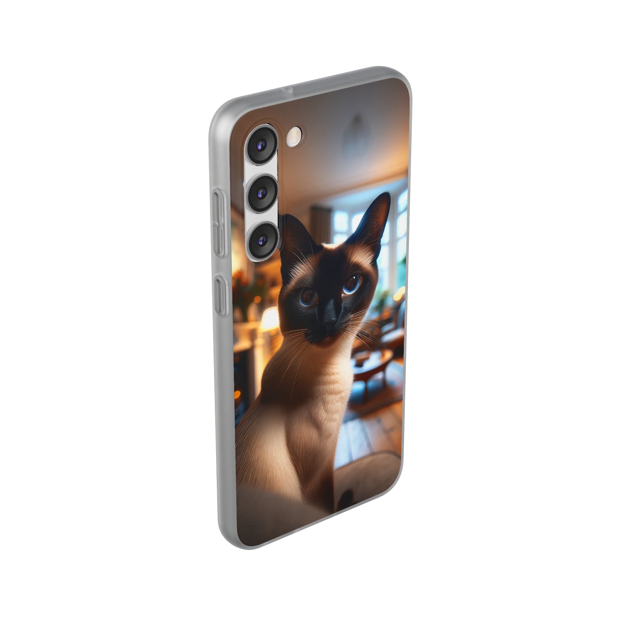 Curious Siamese cat - Flexi Case (Samsung only)