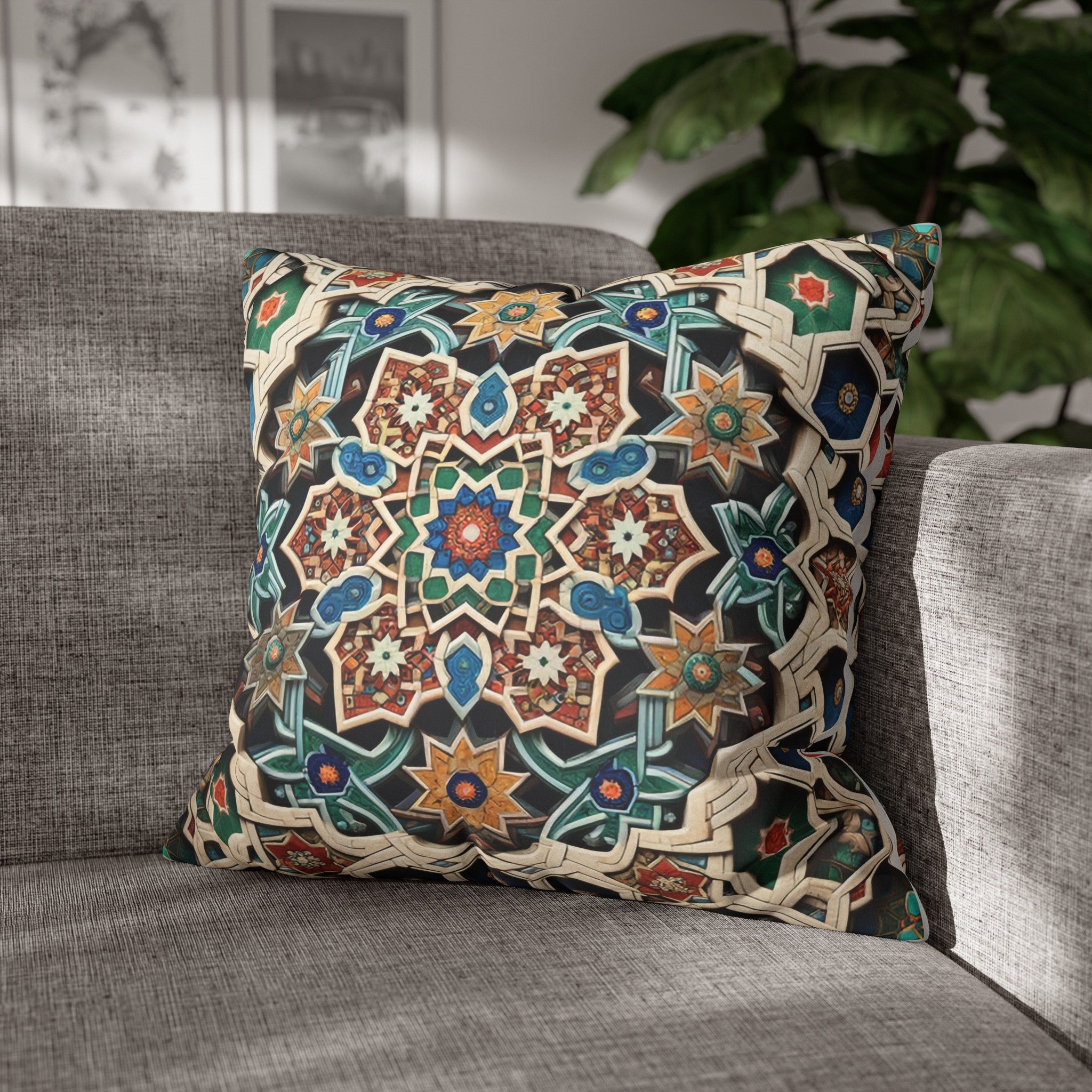 Persian Art (1) - Suede Square Pillowcase