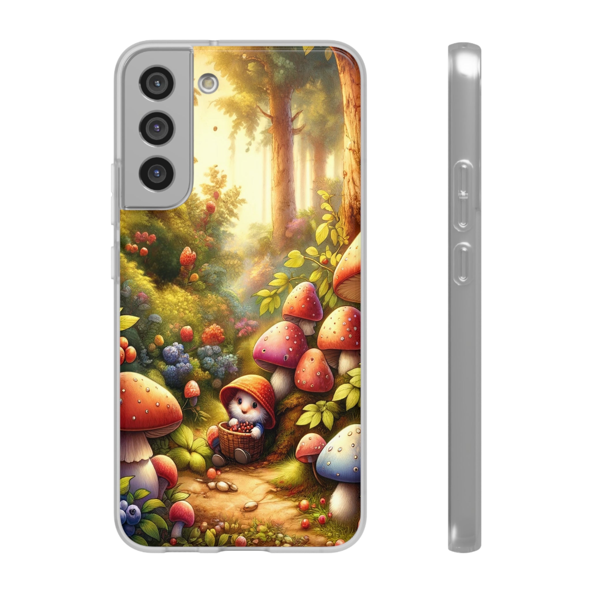 Gnome and mushrooms - Flexi Case (Samsung only)