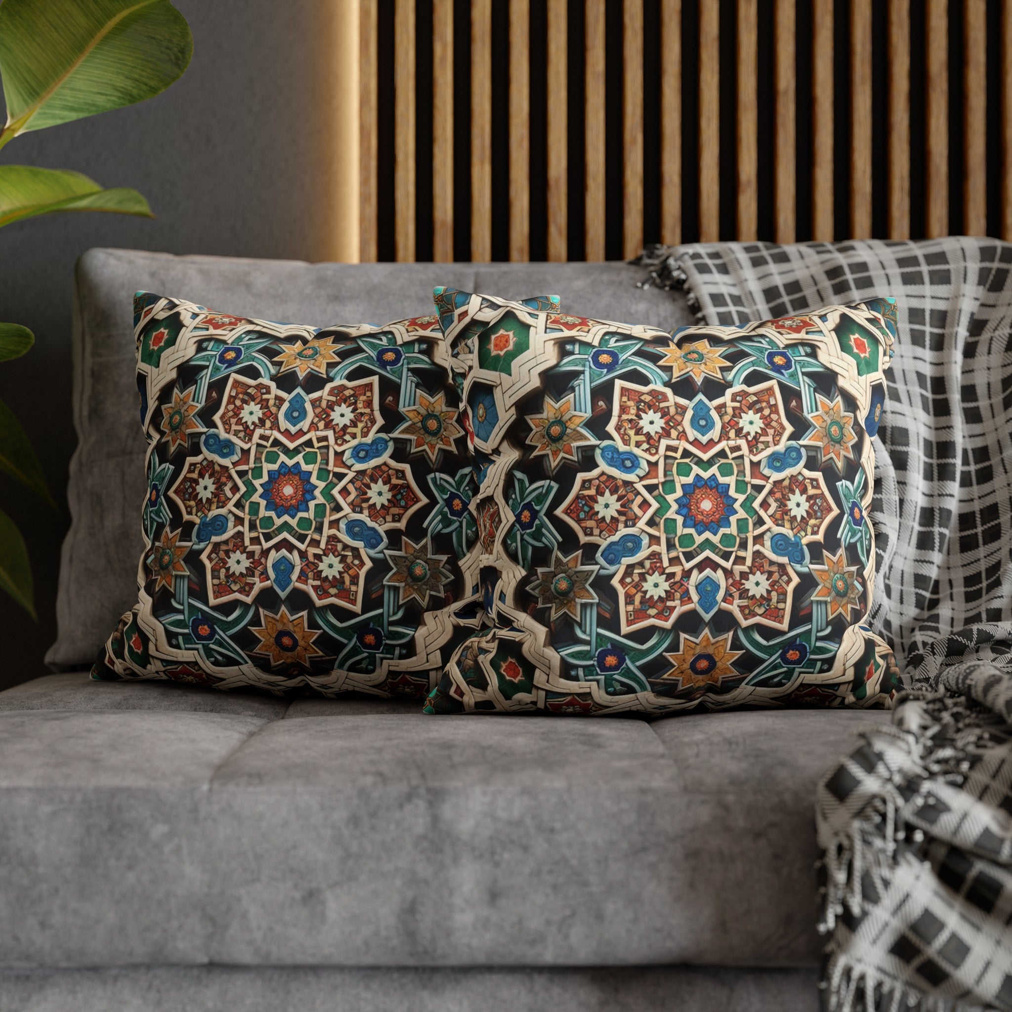 Persian Art (1) - Suede Square Pillowcase