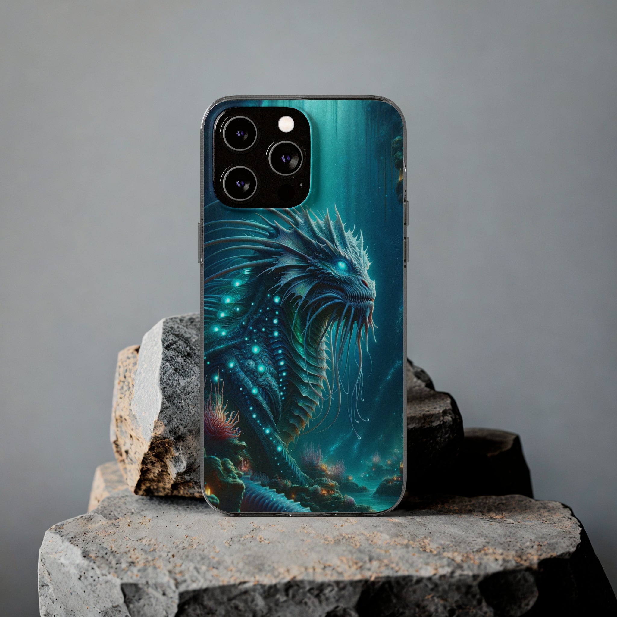 Sea monster - Soft Phone Case