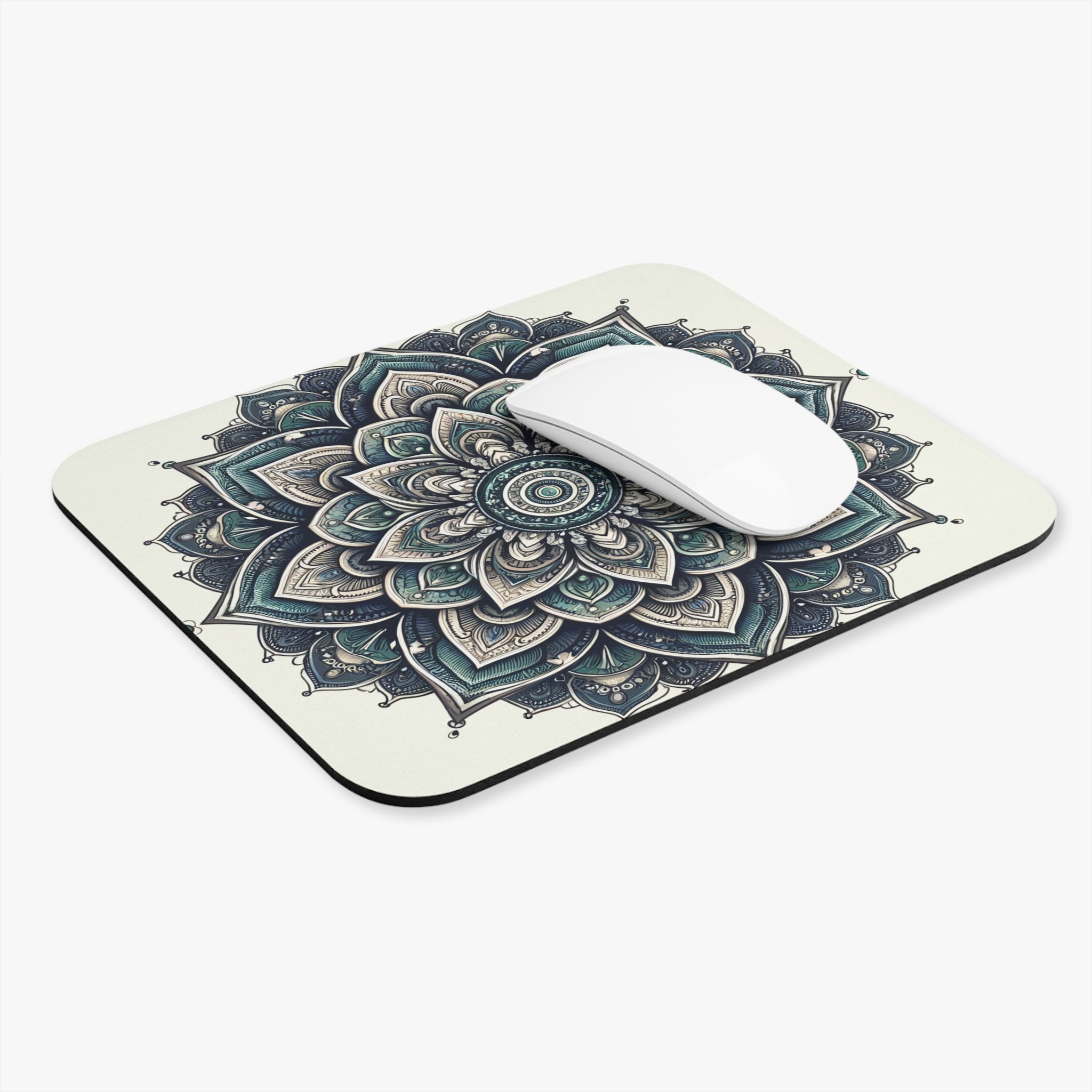 Grey Mandala - Mouse Pad (Rectangle)