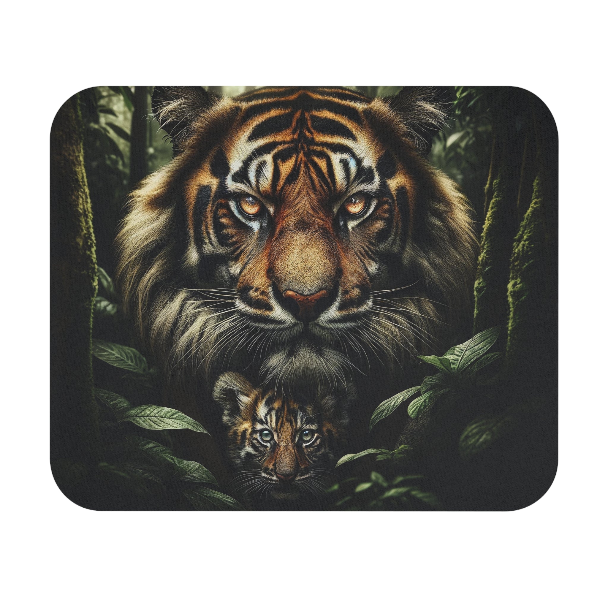 Tigers in the jungle - Mouse Pad (Rectangle)