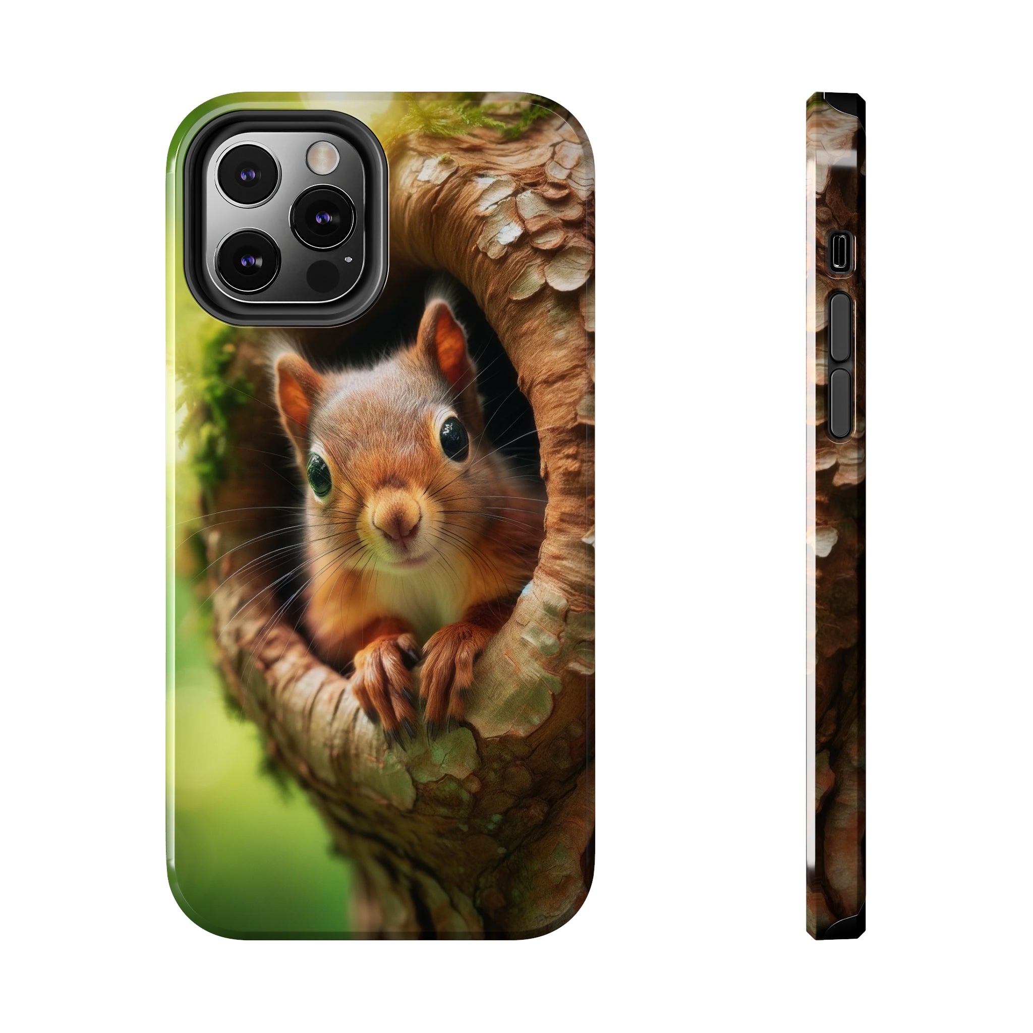 Squirrel in a tree - Tough Phone Case