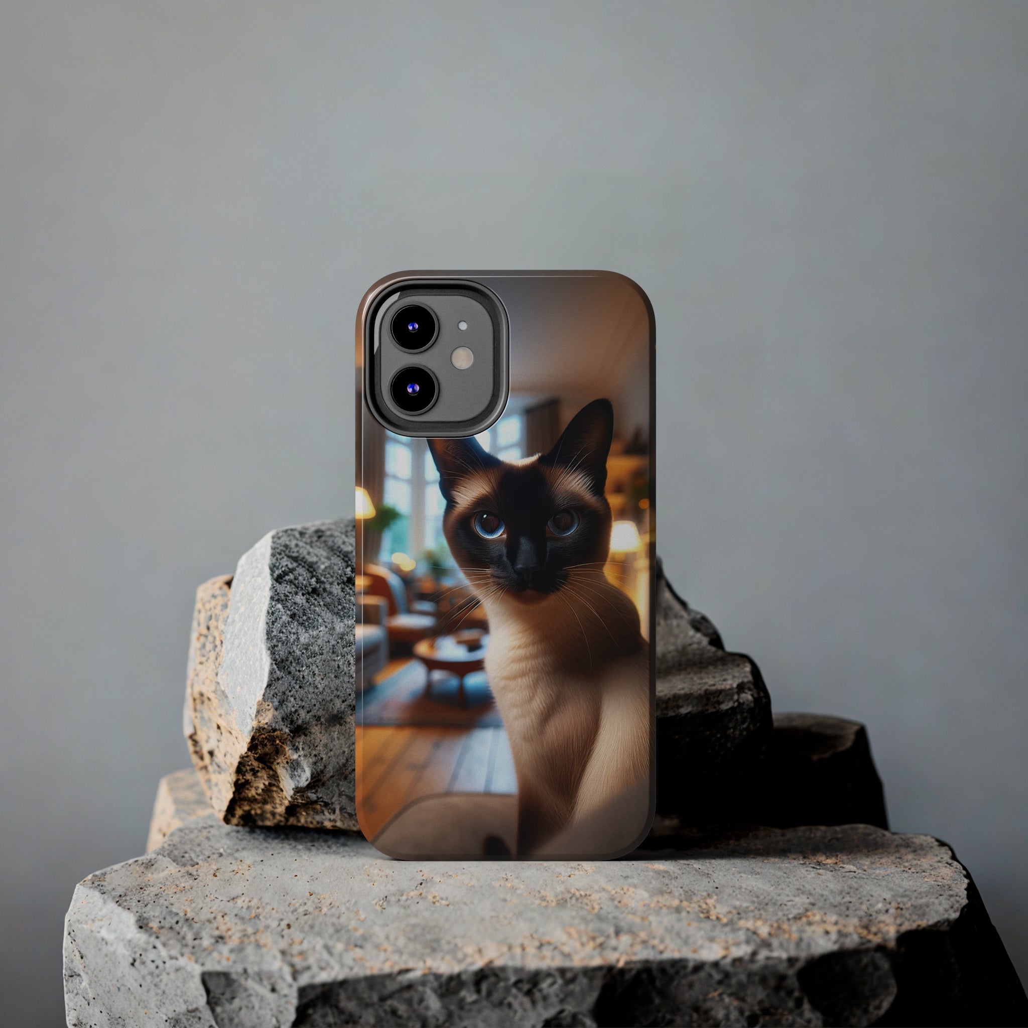 Curious cat - Tough Phone Case