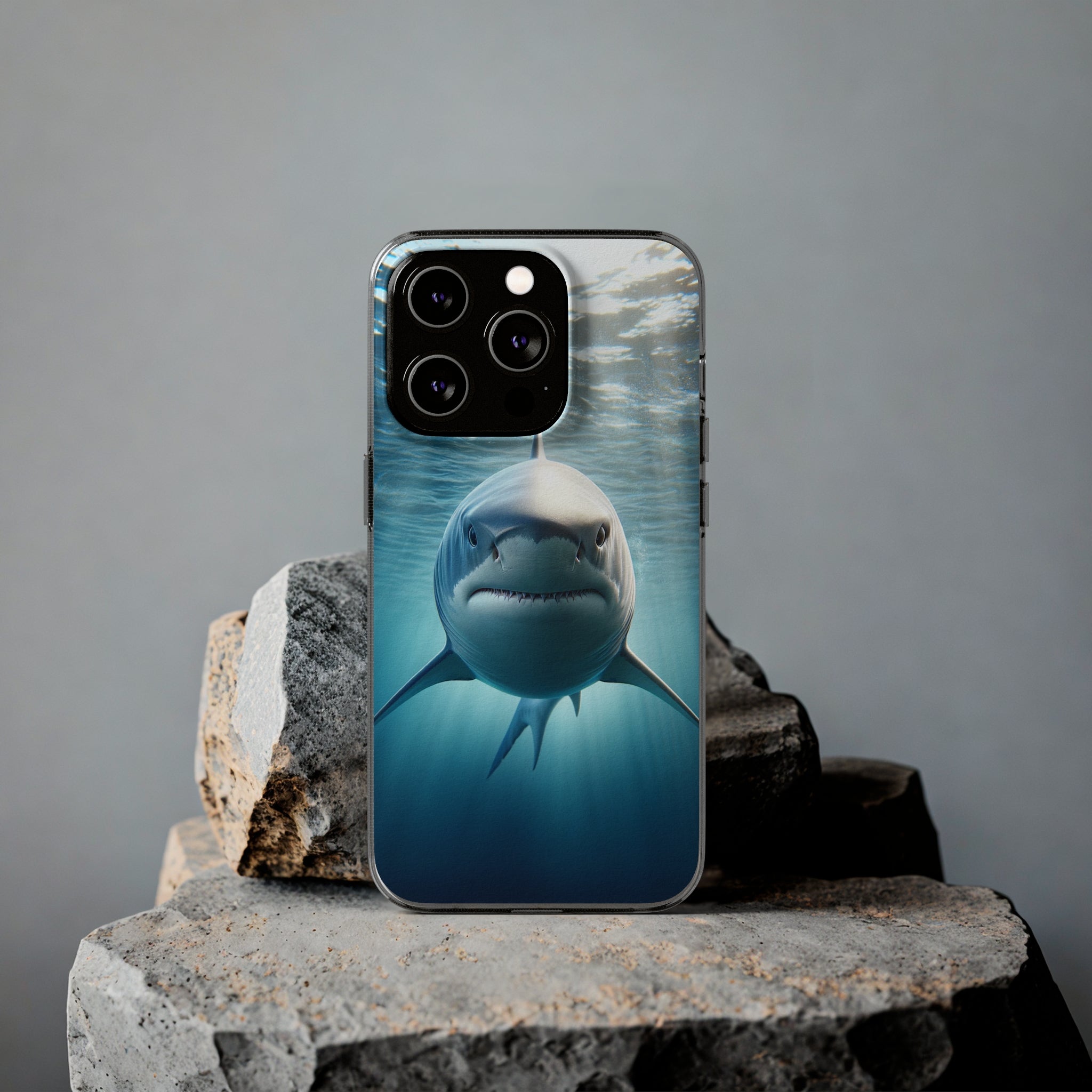 Curious Shark - Soft Phone Case