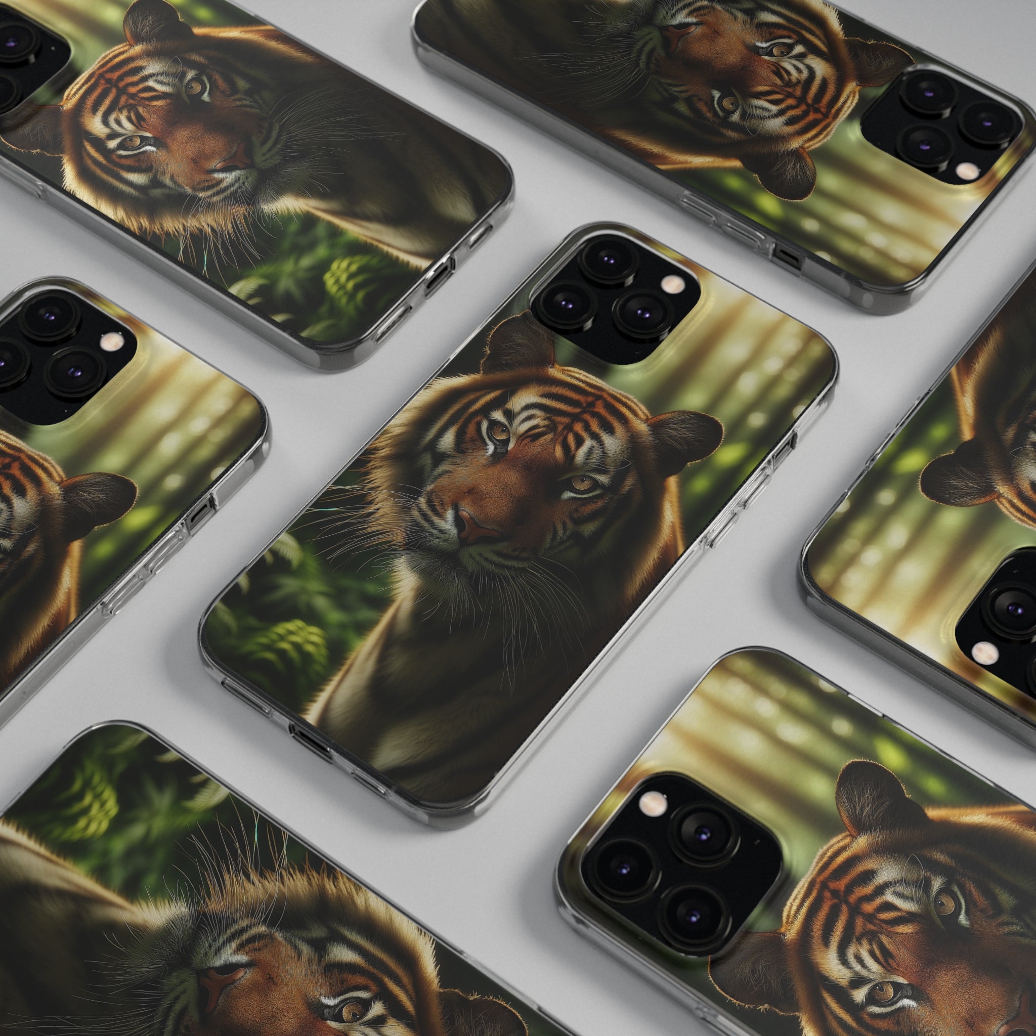 Curious Tiger - Soft Phone Case