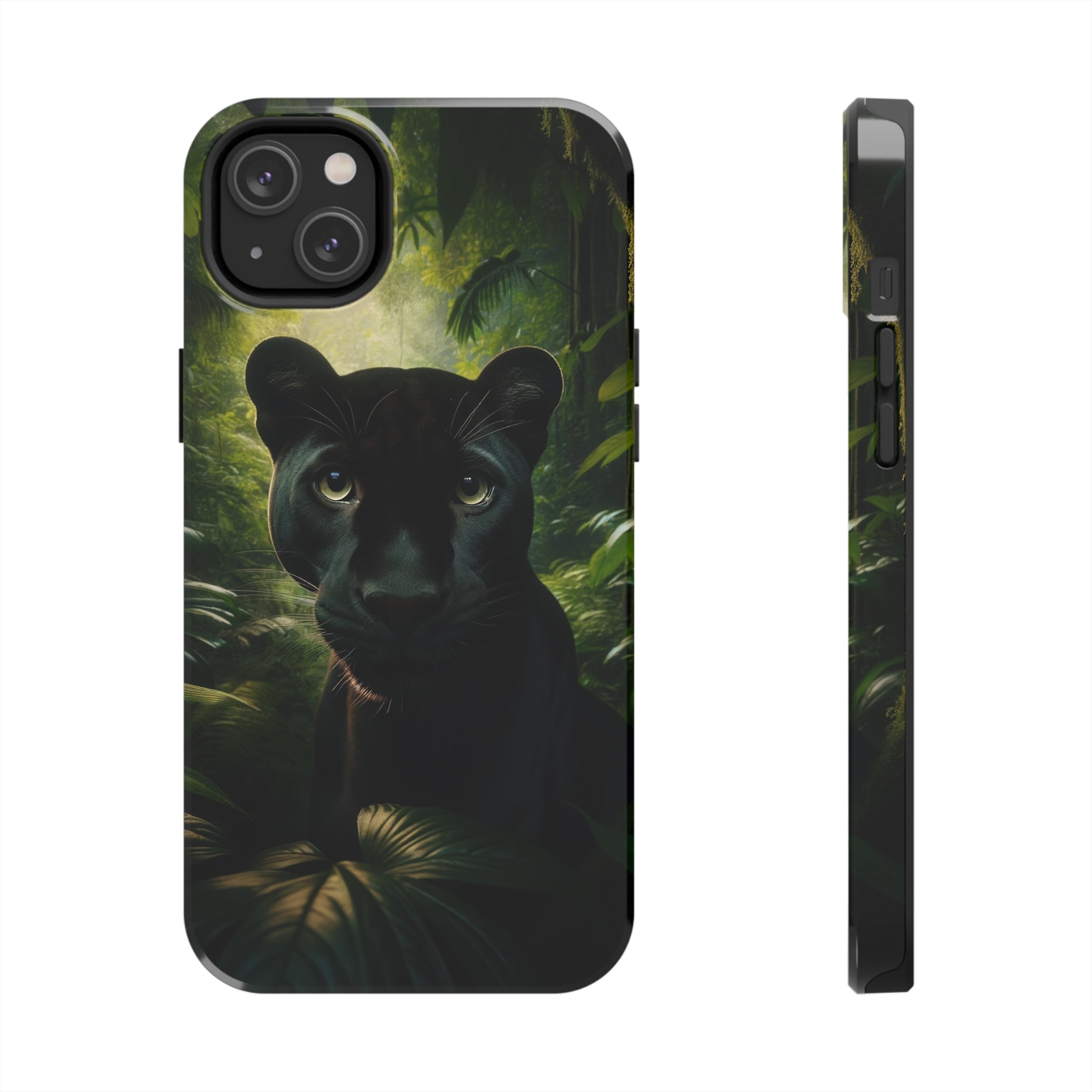 Curious black panther - Tough Phone Case