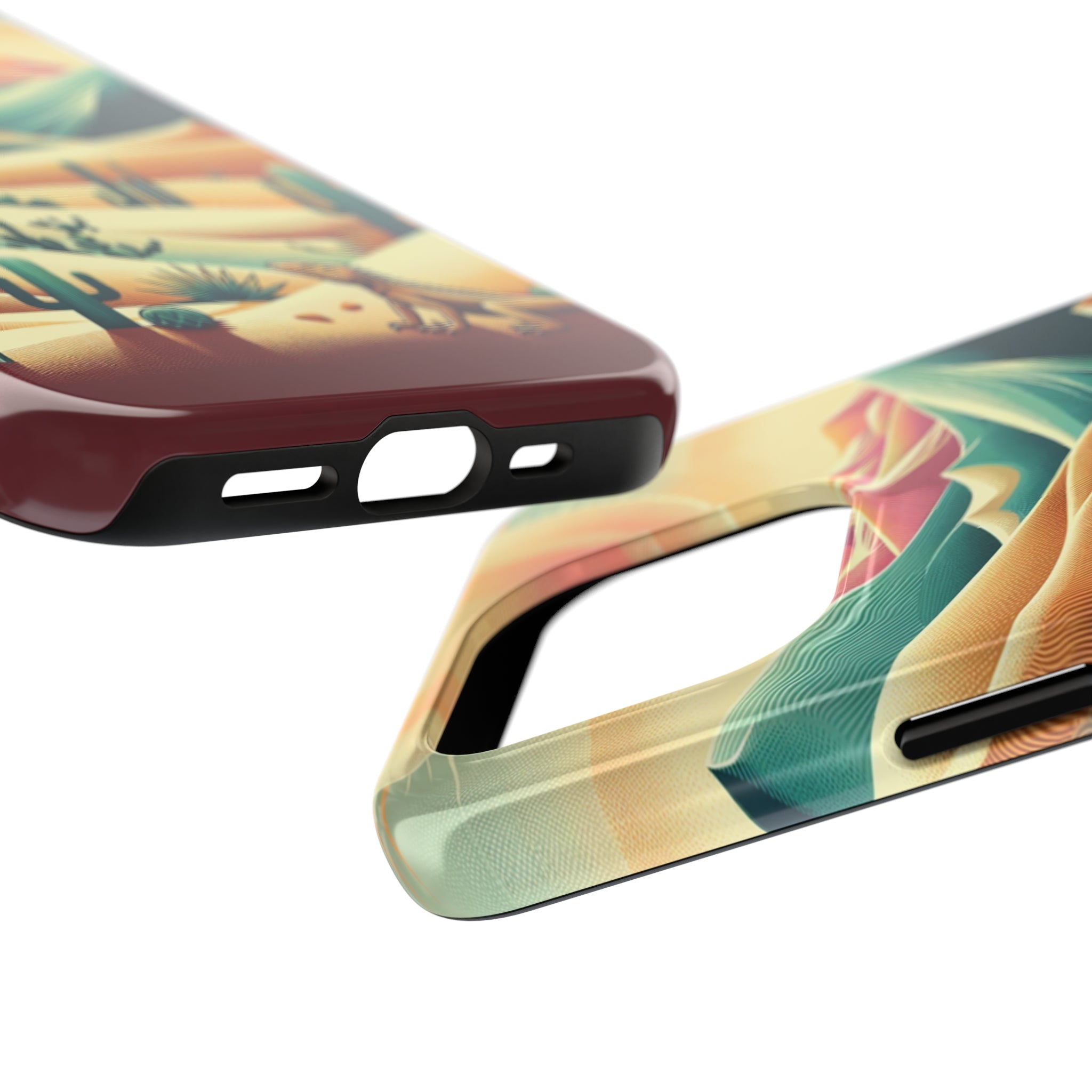 Iguana in the desert - Tough Phone Case