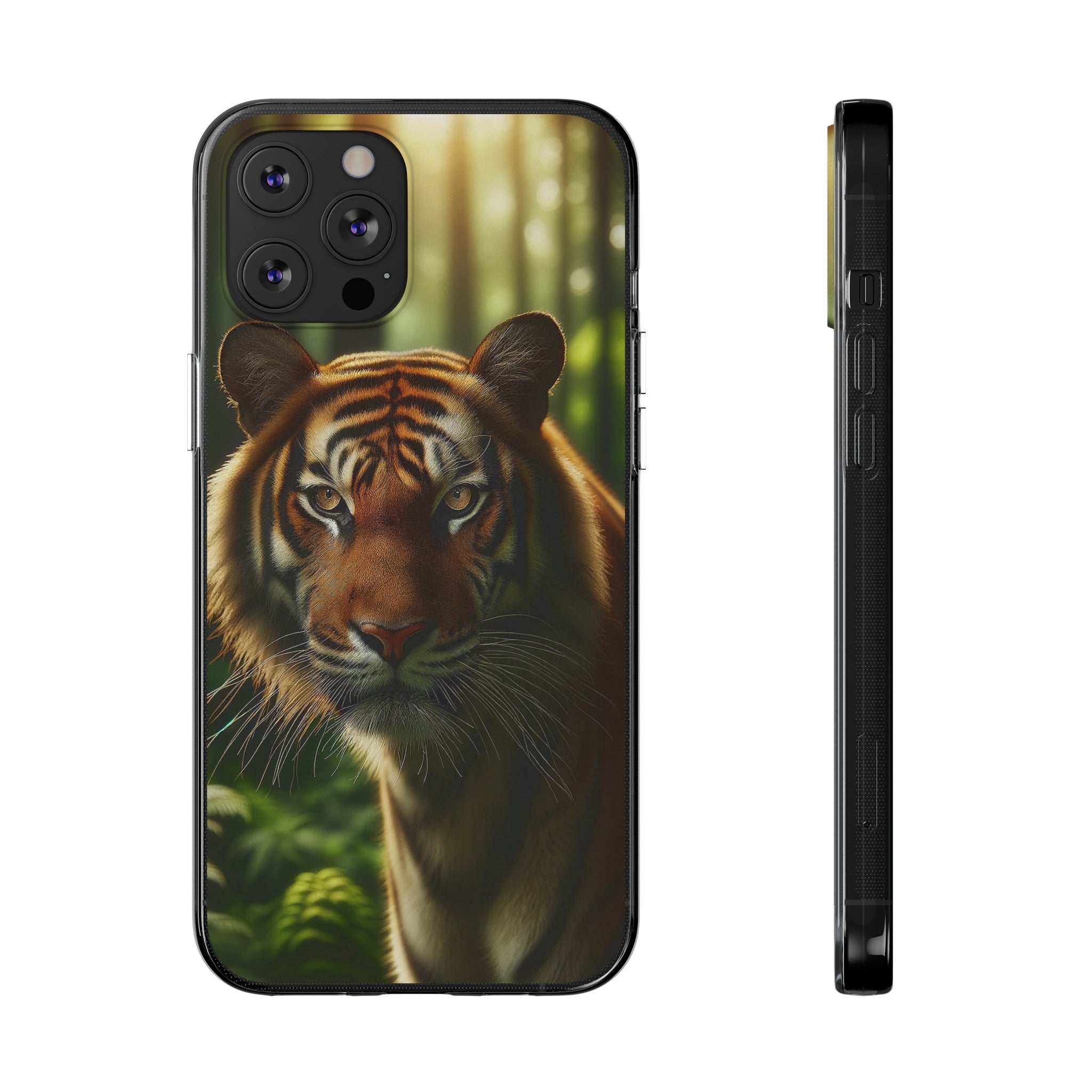 Curious Tiger - Soft Phone Case