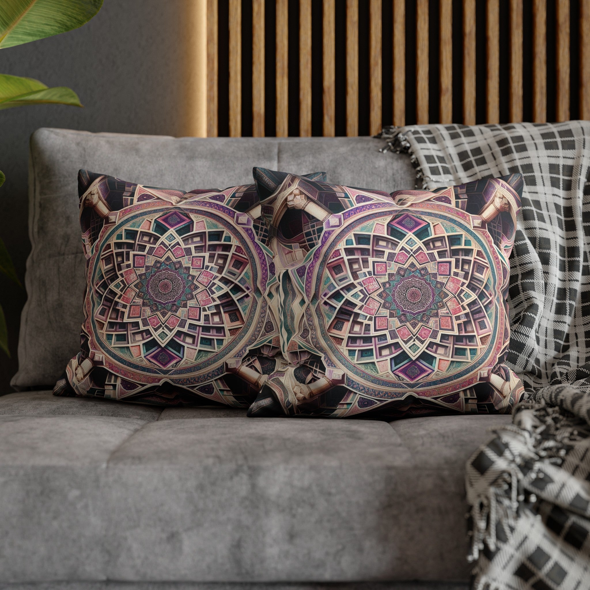 Persian Art (6) - Suede Square Pillowcase