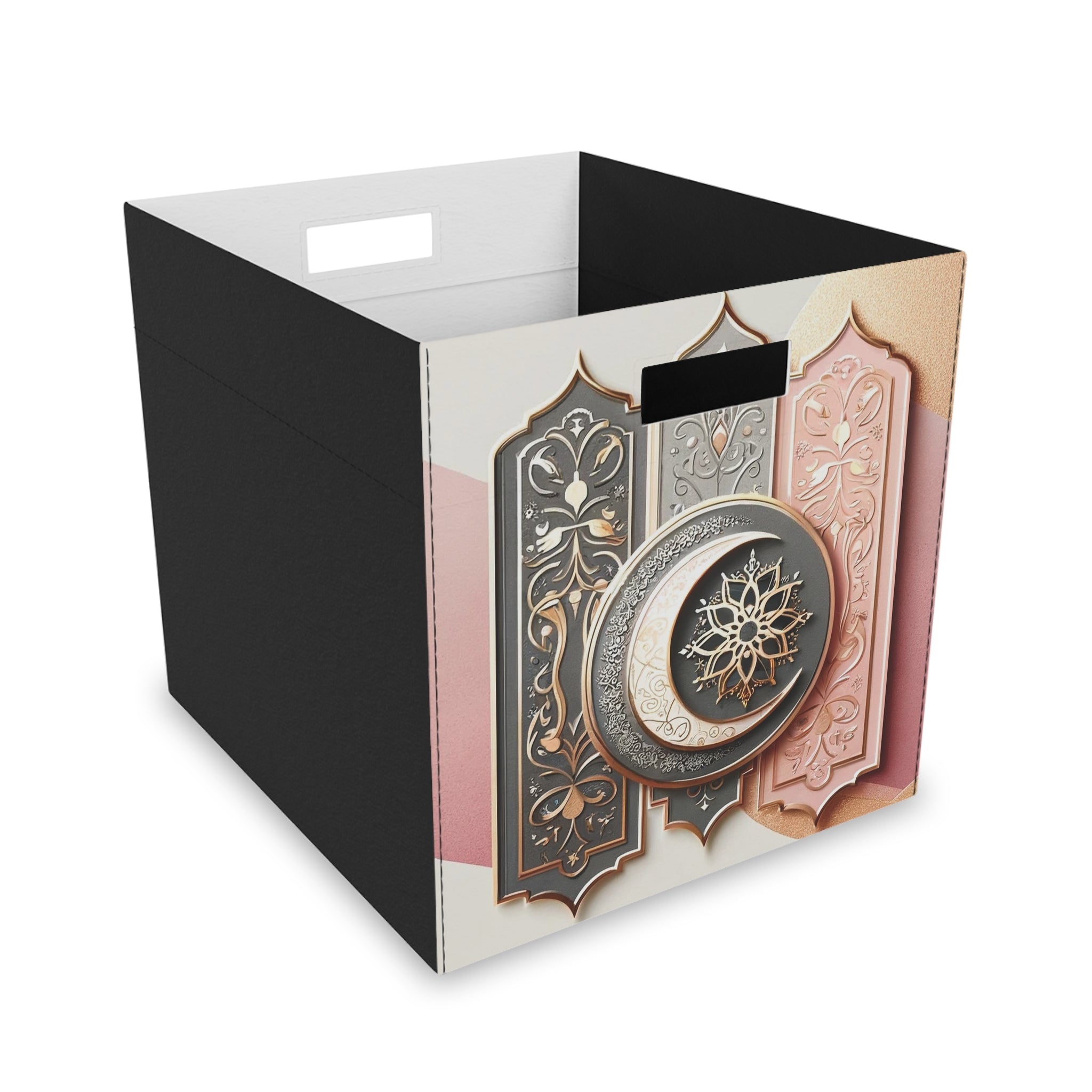 Islamic Art: Silver color moon - Storage Box