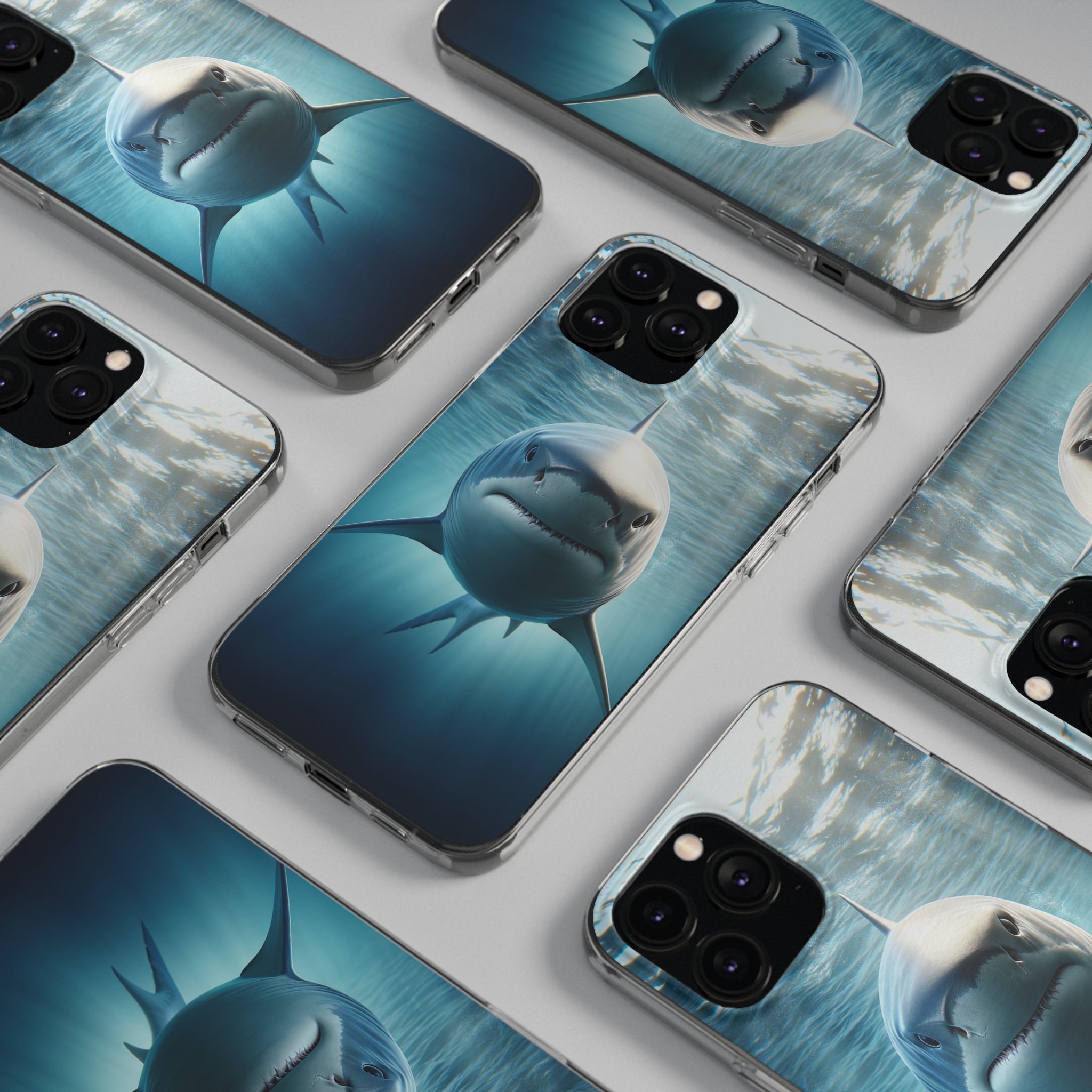 Curious Shark - Soft Phone Case