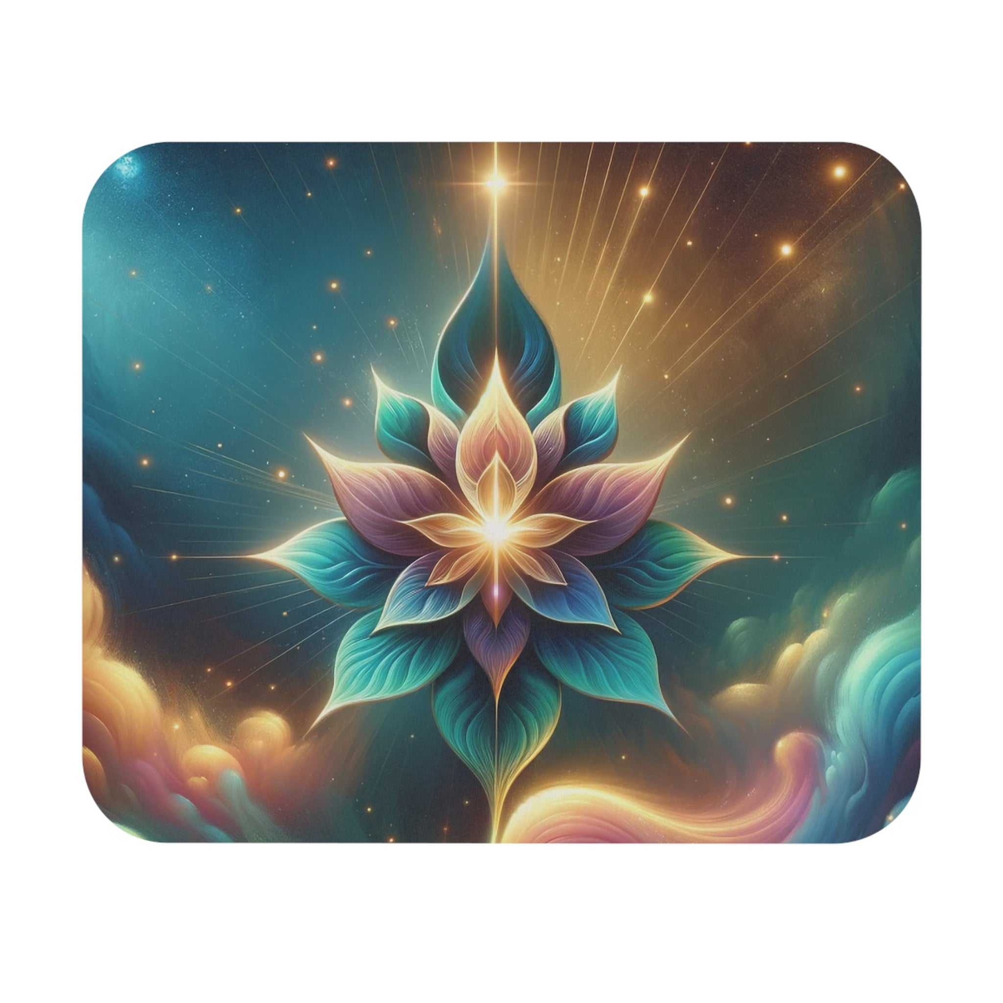 Sparkly flower in the sky - Mouse Pad (Rectangle)